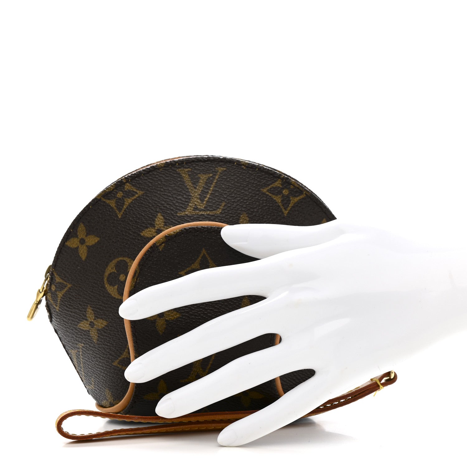 Monogram Mini Ellipse Wristlet Clutch
