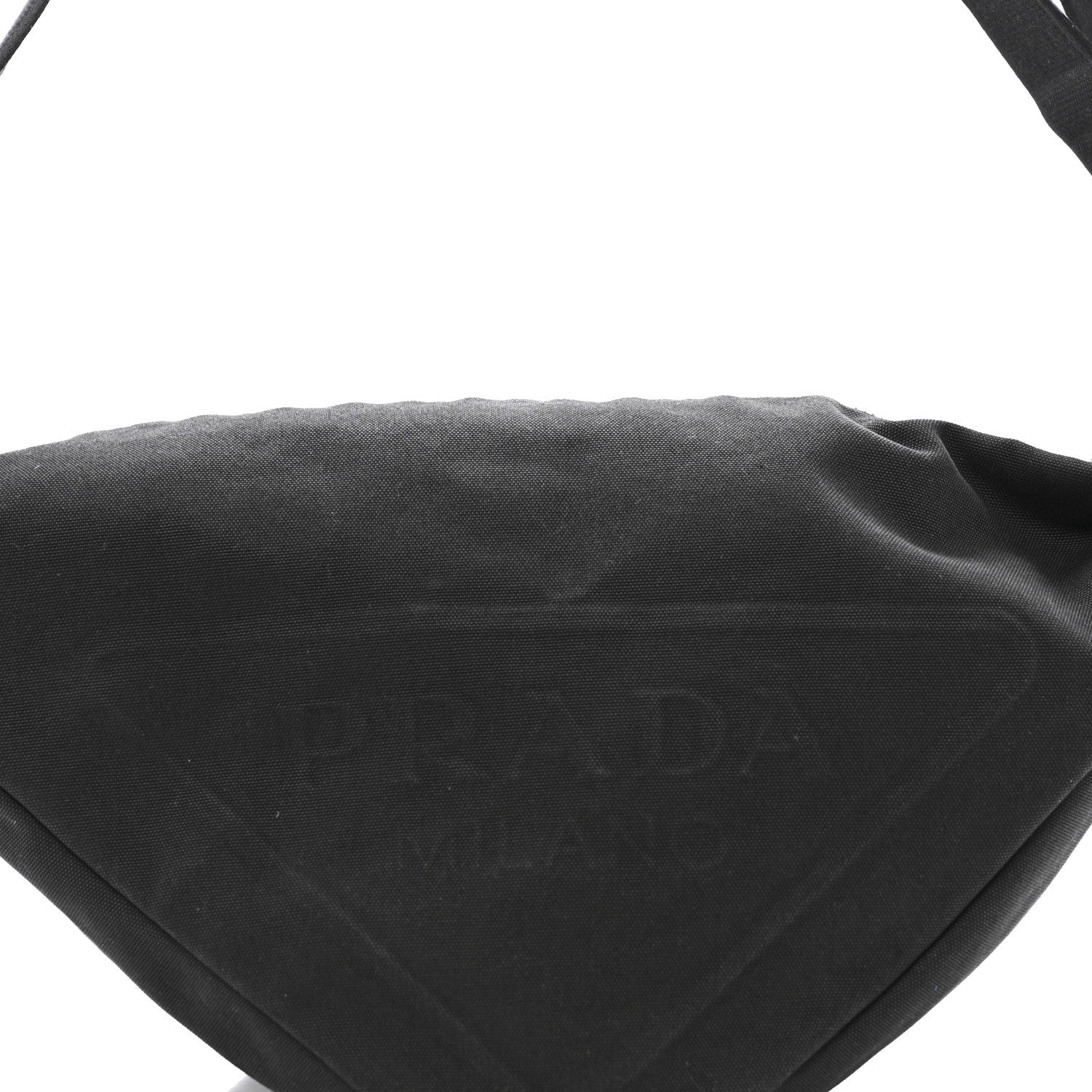 Canapa Triangle Shoulder Bag Black