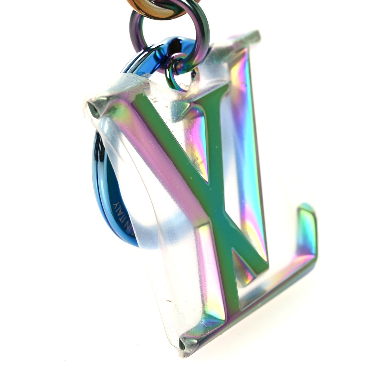 LV Rainbow MCA Bag Charm Key Holder Multicolor