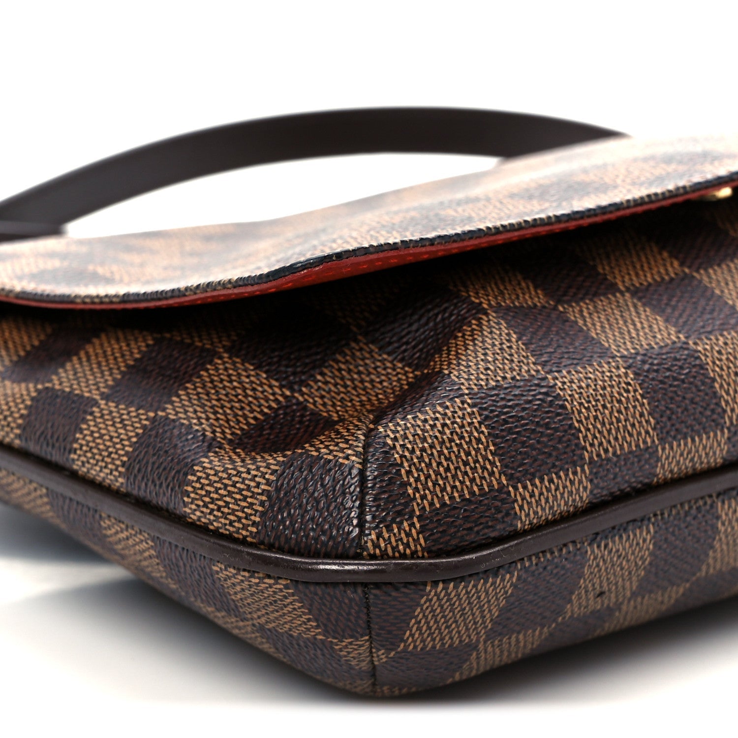 Damier Ebene Musette Tango Long Strap