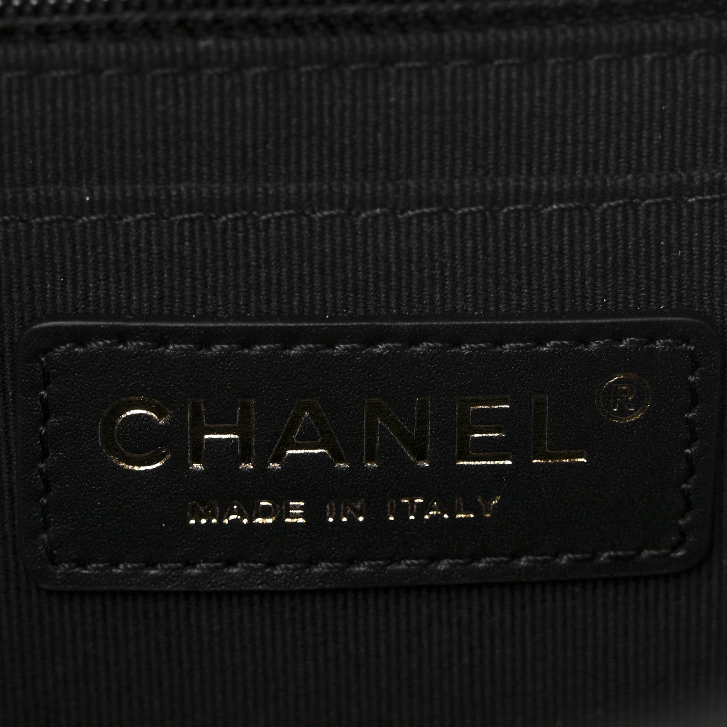 Denim Quilted Double You Mini Flap Black Golden
