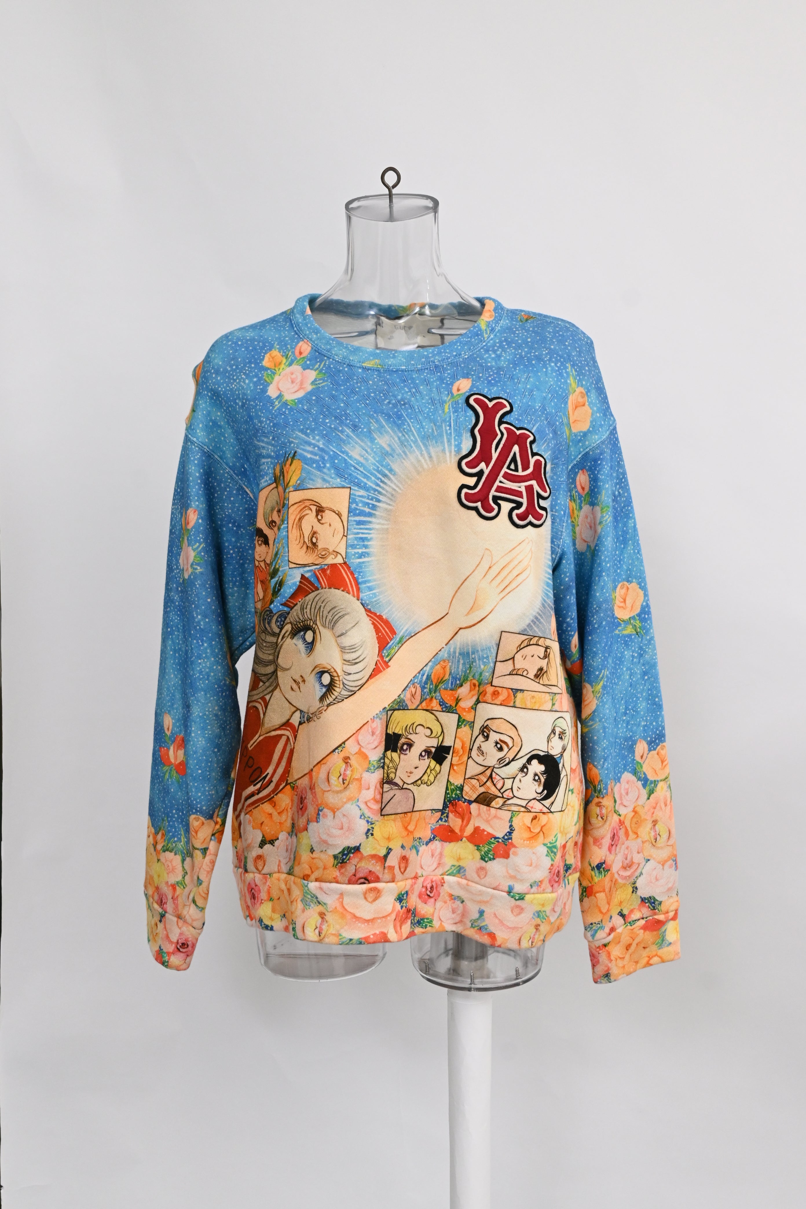 Women's Gucci x Chikae Ide Manga Soul Graphic Print Sweatshirt in Multicolor Cotton