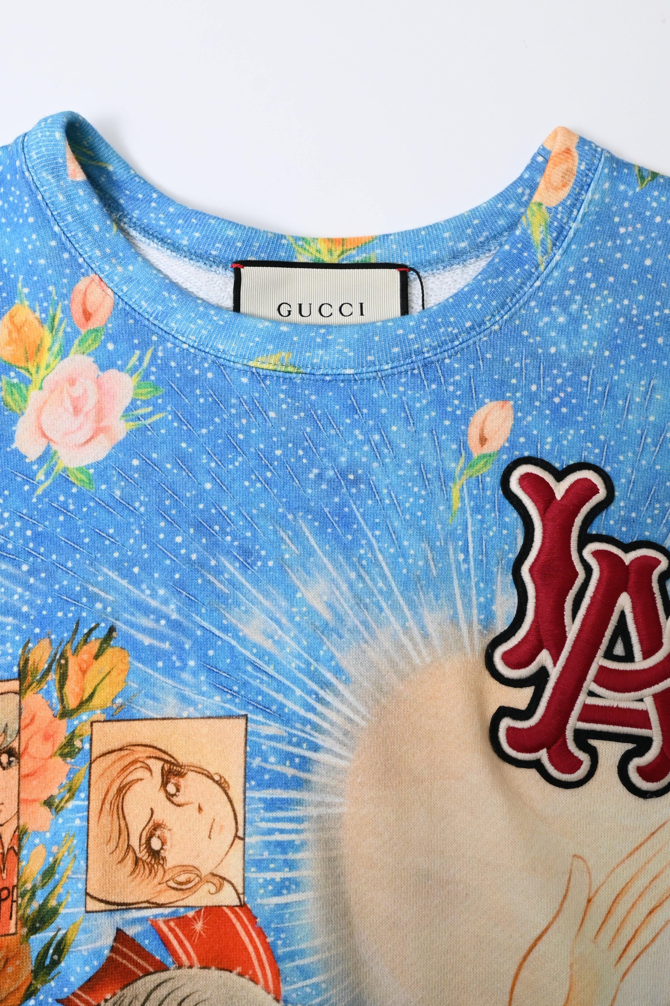 Women's Gucci x Chikae Ide Manga Soul Graphic Print Sweatshirt in Multicolor Cotton