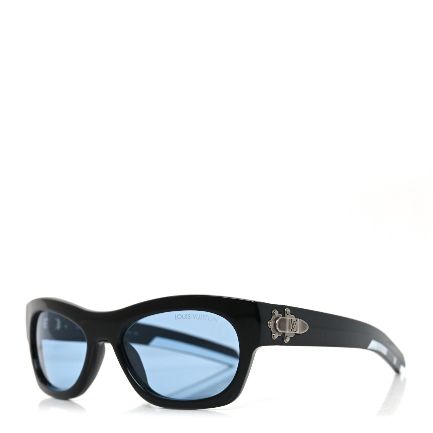 Acetate Frog Round Square Sunglasses Z3089U Black Blue