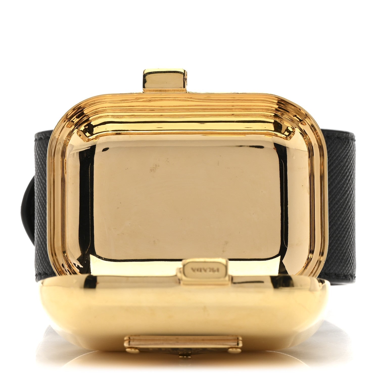Saffiano Metal Wrist Case M Gold