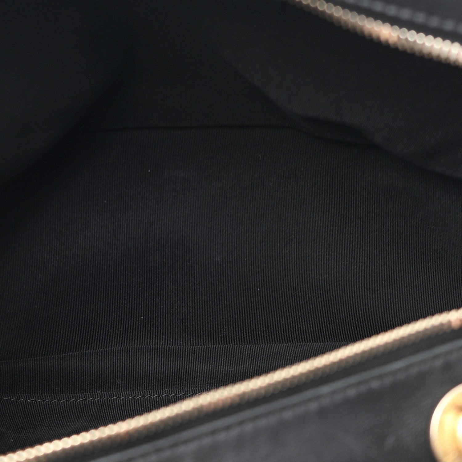 Calfskin Quilted CC Medium Vanity Case Black