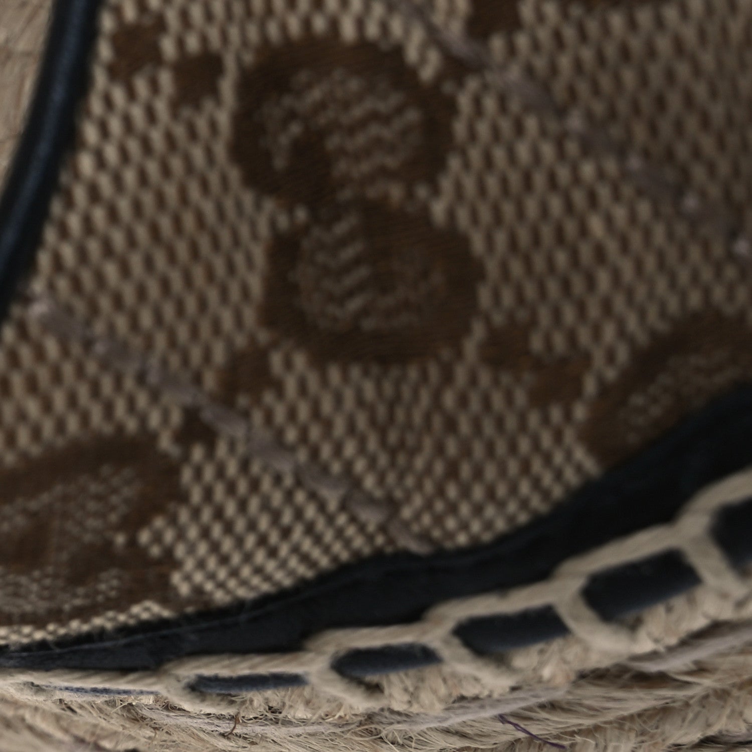 Monogram Matelasse GG Marmont Ankle Wrap Platform 35/120mm Espadrille Wedges 35 Beige Ebony Black Sand Storm