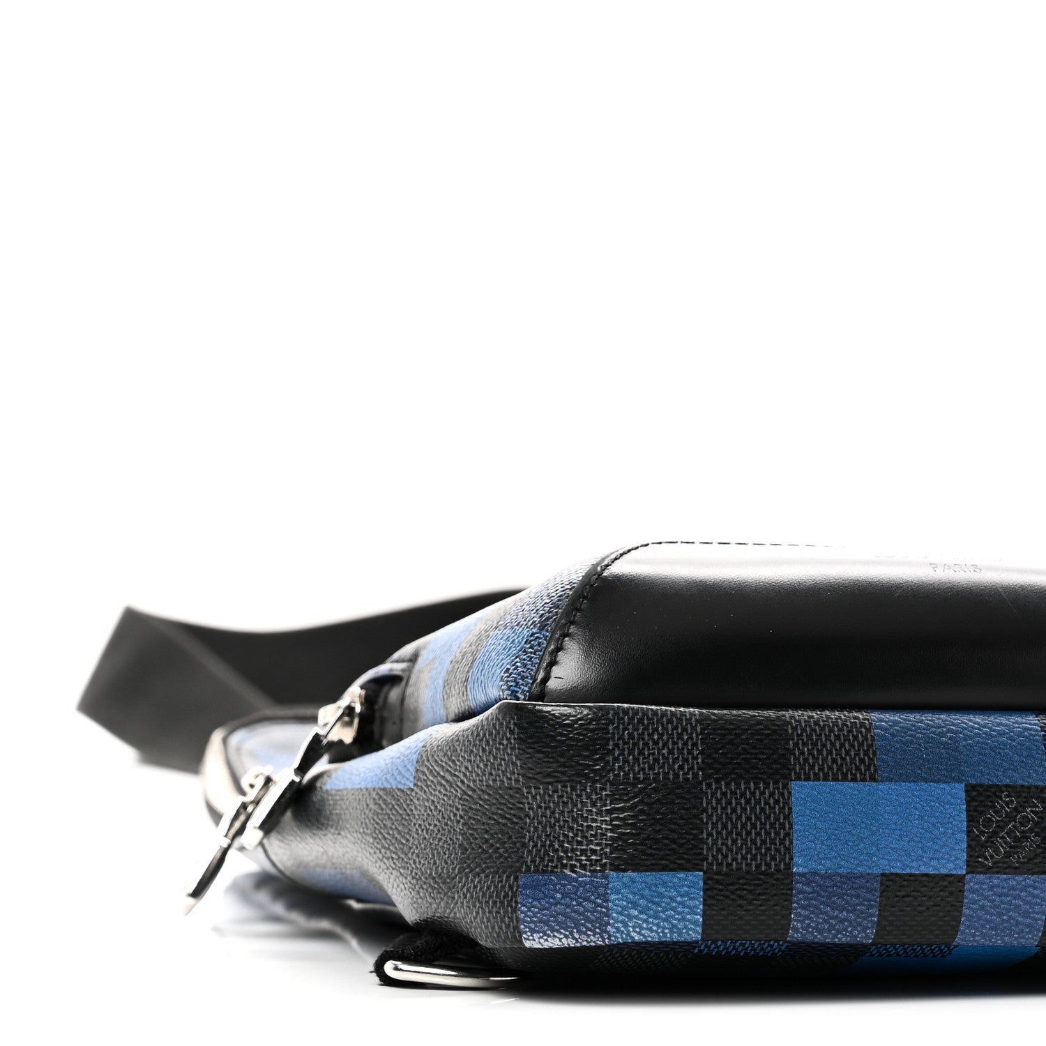 Damier Graphite Pixel Avenue Sling Backpack Blue