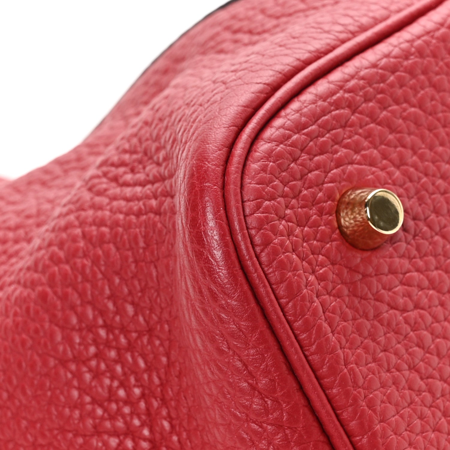 Taurillon Clemence Picotin Lock 22 MM Rouge Grenat