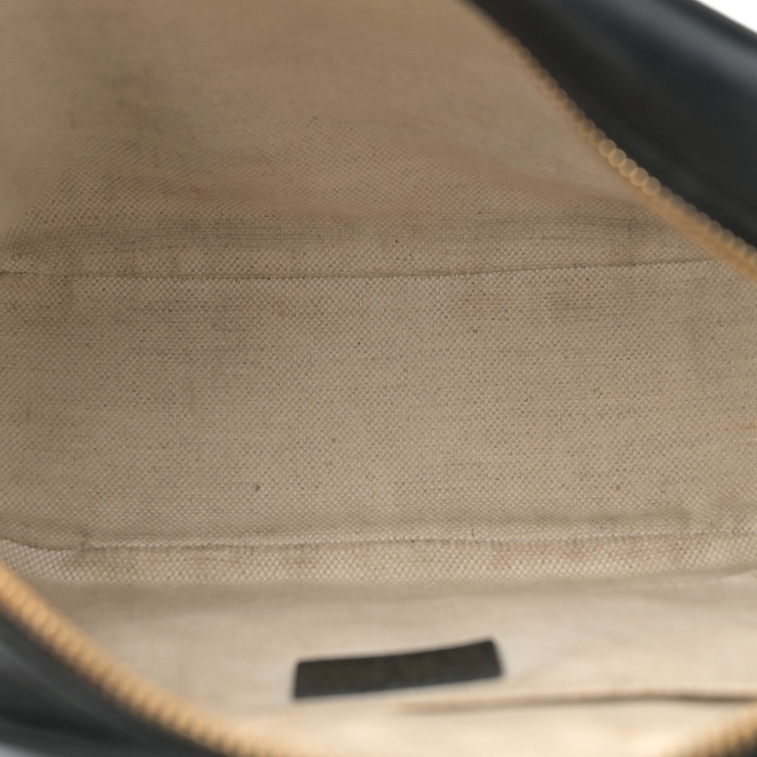 Sakai Be Green Calfskin Diagonal Stitched Small Blondie Shoulder Bag Black