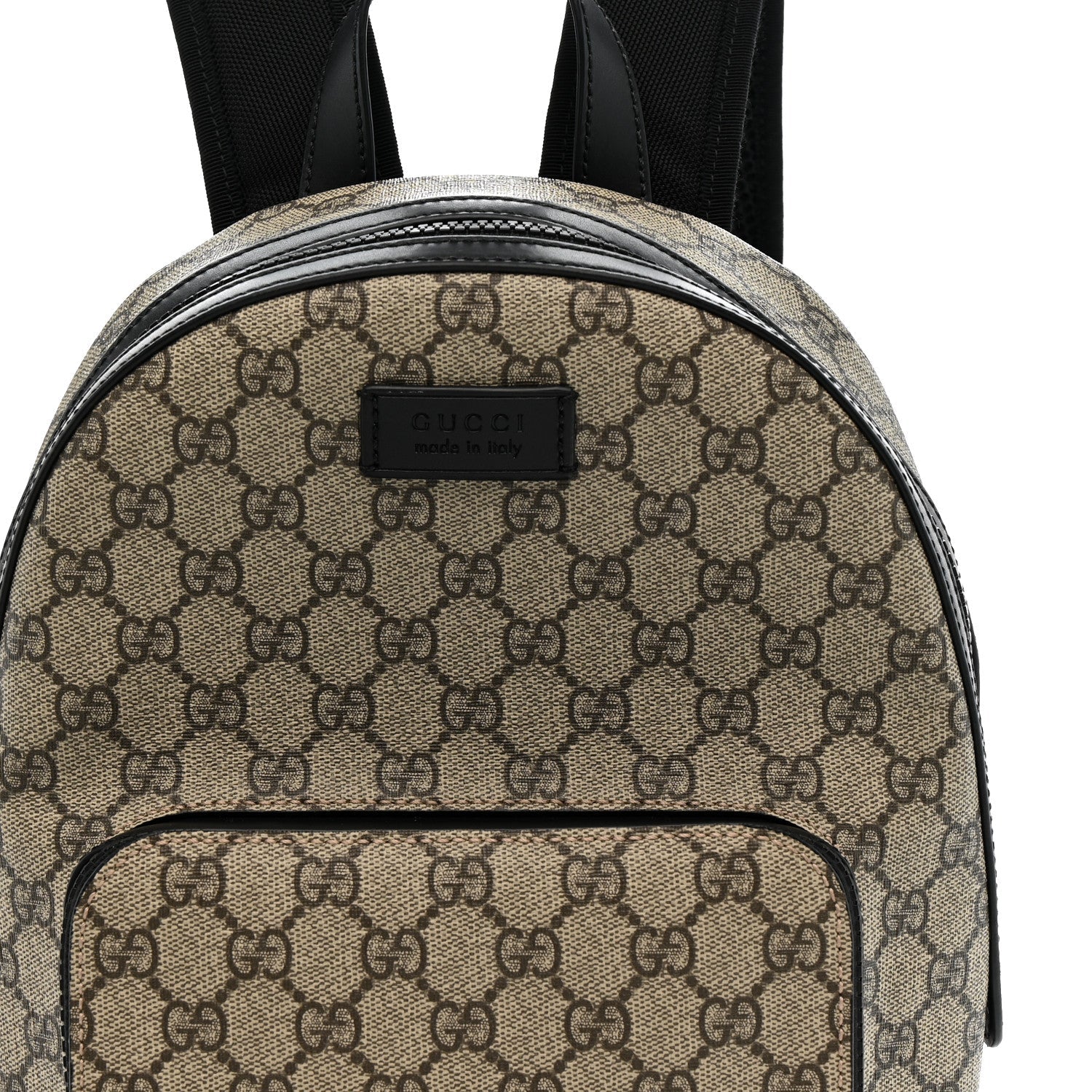 GG Supreme Monogram Small Eden Day Backpack Black