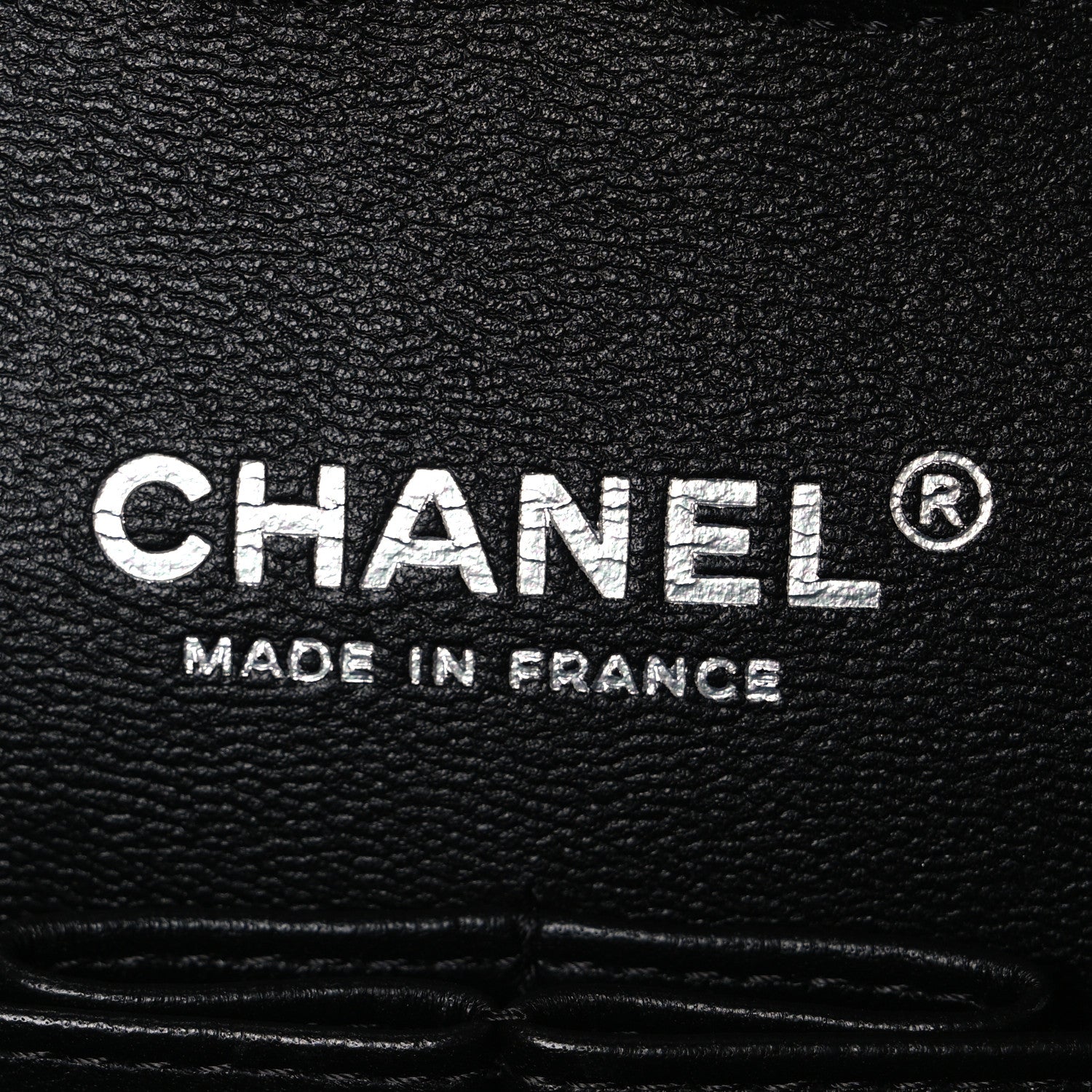 Metallic Calfskin Quilted Ombre Medium Double Flap Black