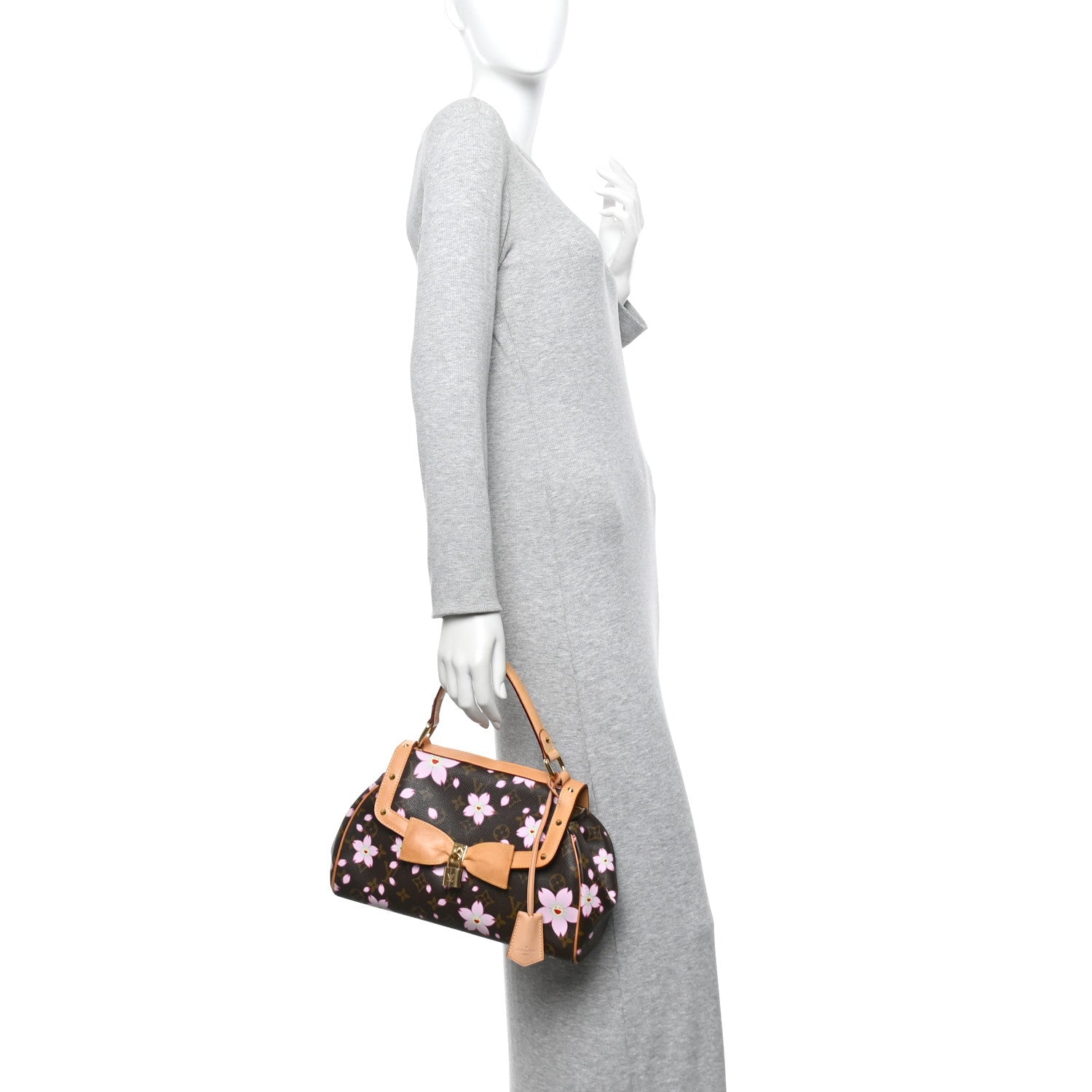 Monogram Cherry Blossom Sac Retro Bag Brown