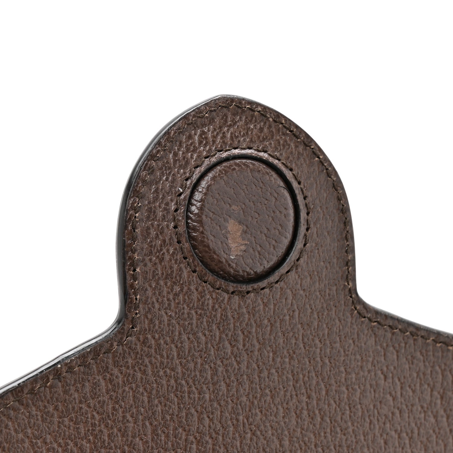 Monogram Jumbo GG Textured Dollar Calfskin Mini Horsebit 1955 Crossbody Bag Camel Ebony New Acero