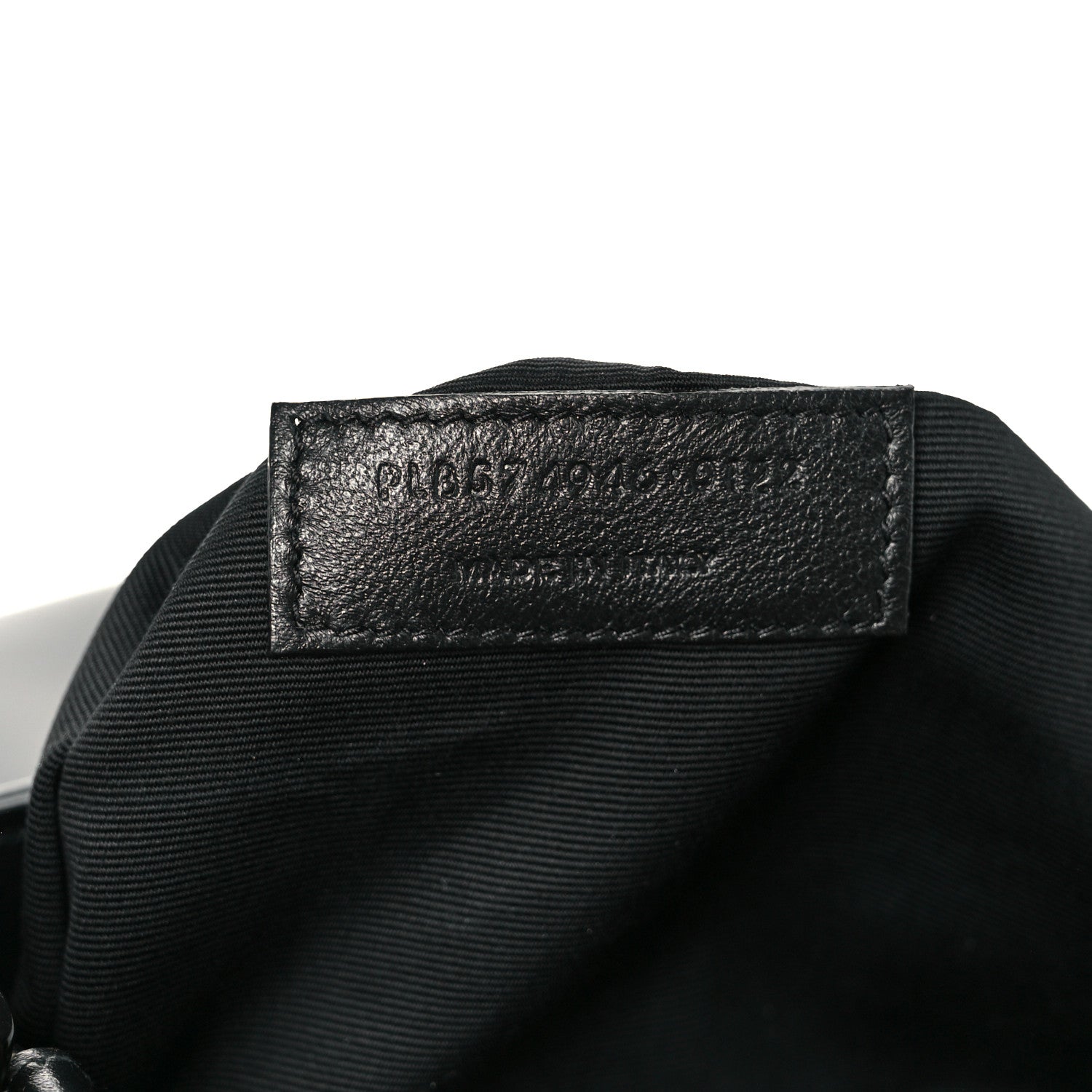 Calfskin Y Quilted Monogram Monochrome Medium Loulou Chain Satchel Black