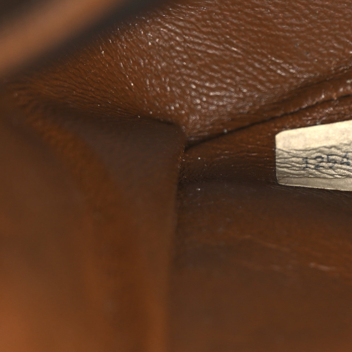 Lambskin Quilted Mini Square Flap Bag Dark Brown