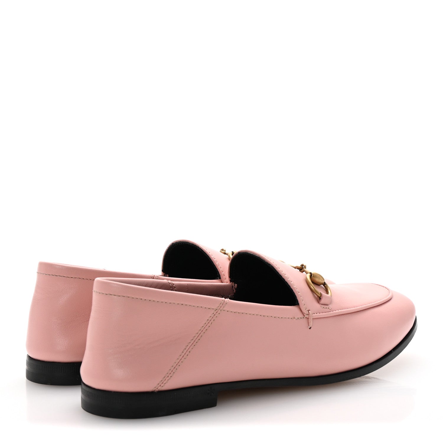 Lambskin Womens Brixton Horsebit Loafers 35.5 Perfect Pink