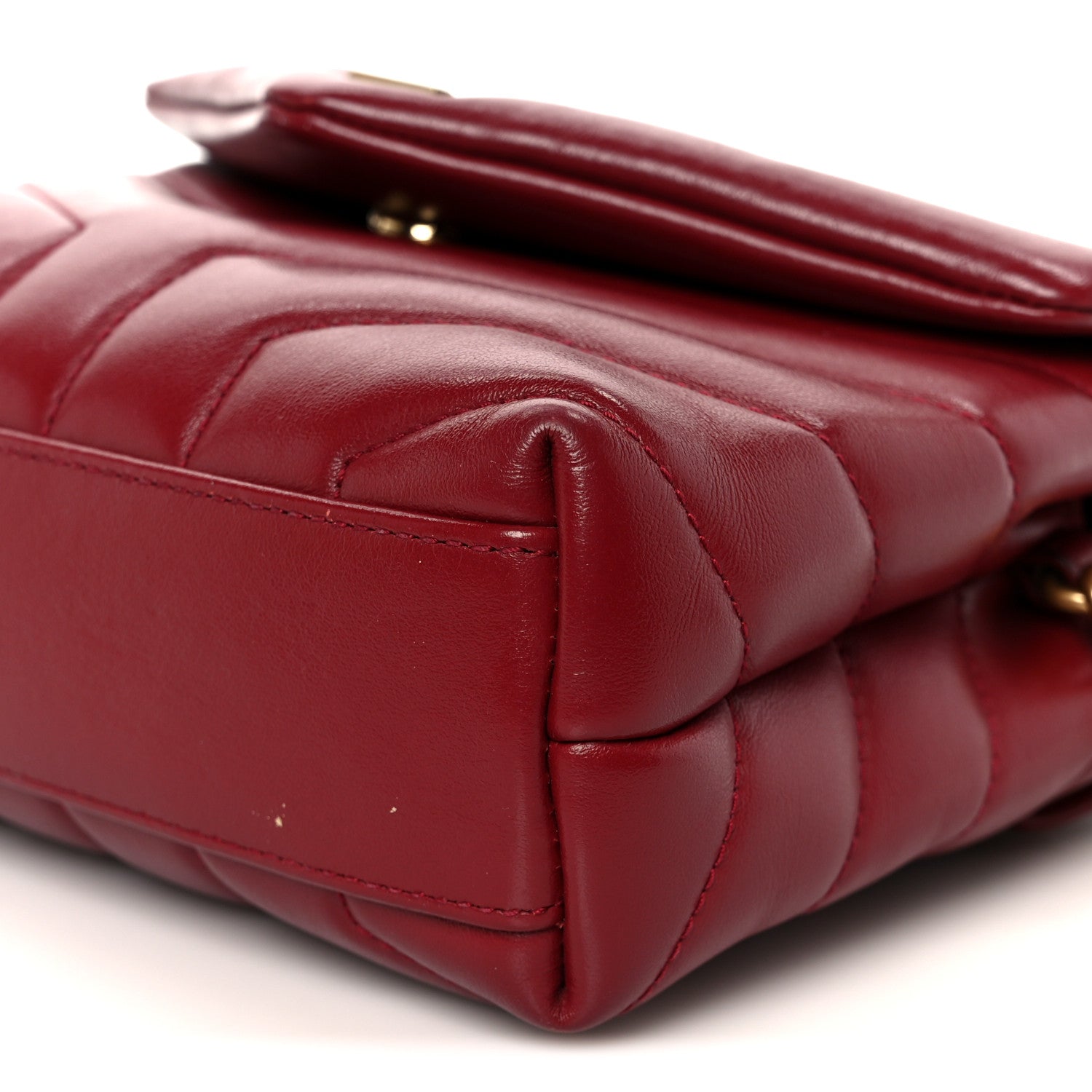 Calfskin Y Quilted Monogram Toy Loulou Monogram Crossbody Bag Rouge Legion