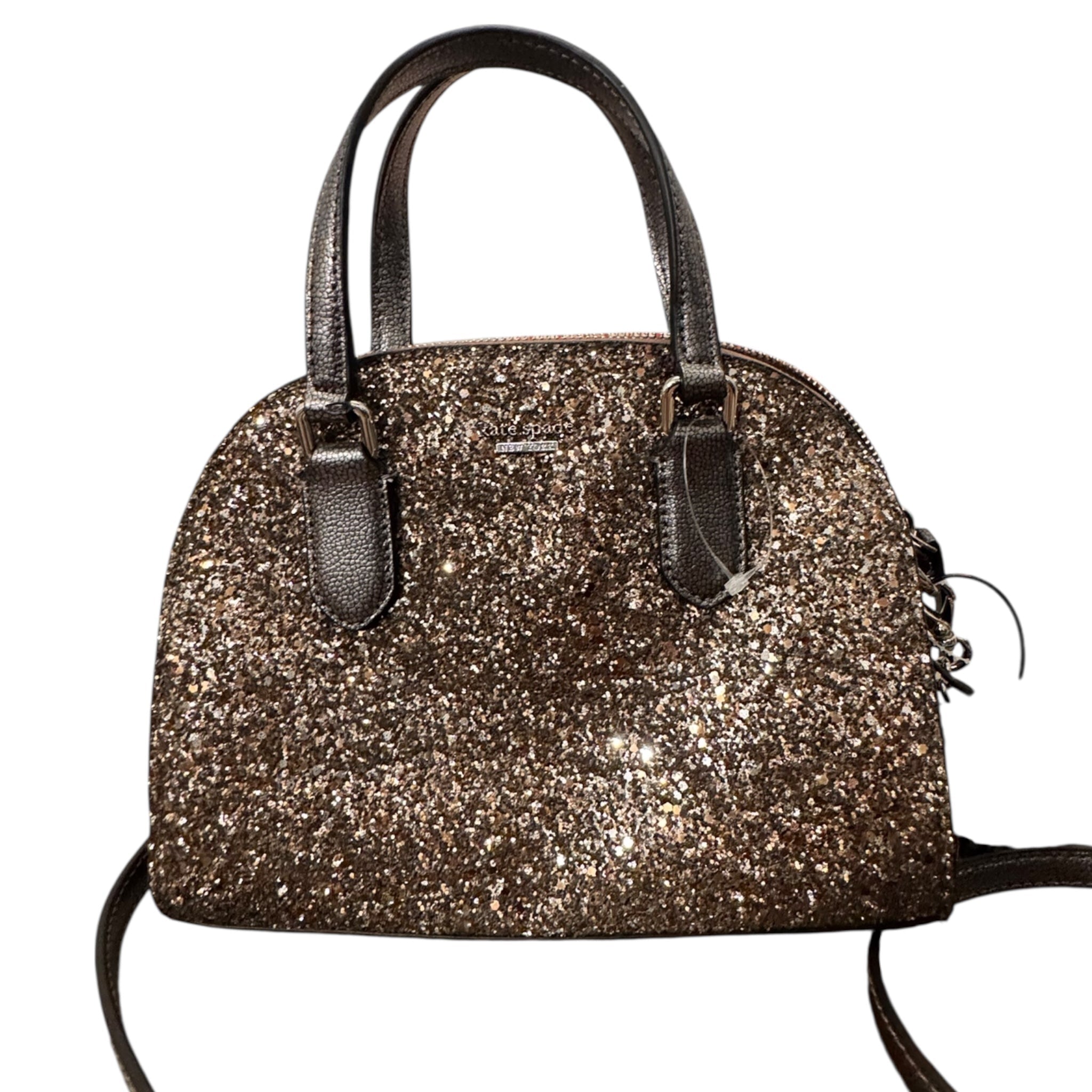 Handbag Designer By Kate Spade In Grey, Size:Small