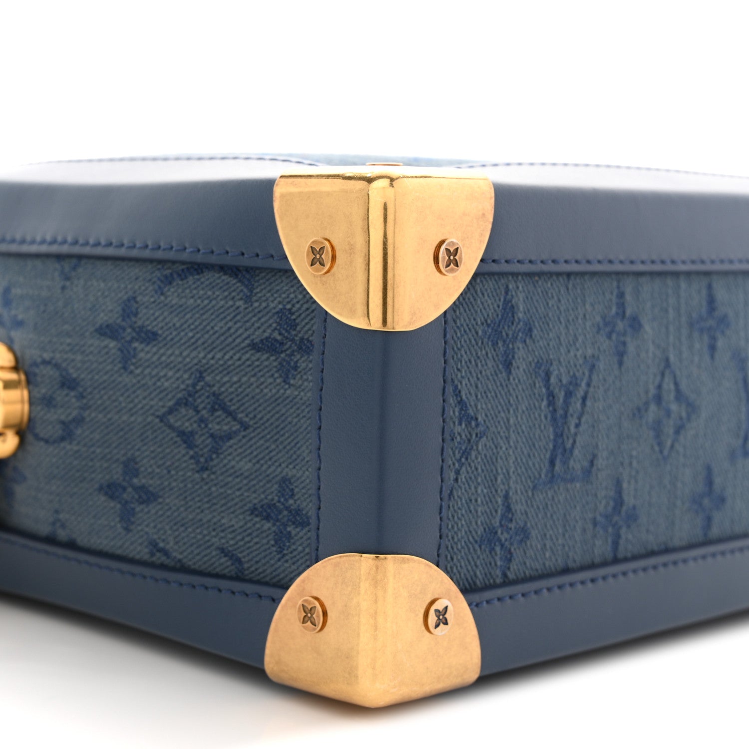 Denim Monogram Soft Trunk Navy