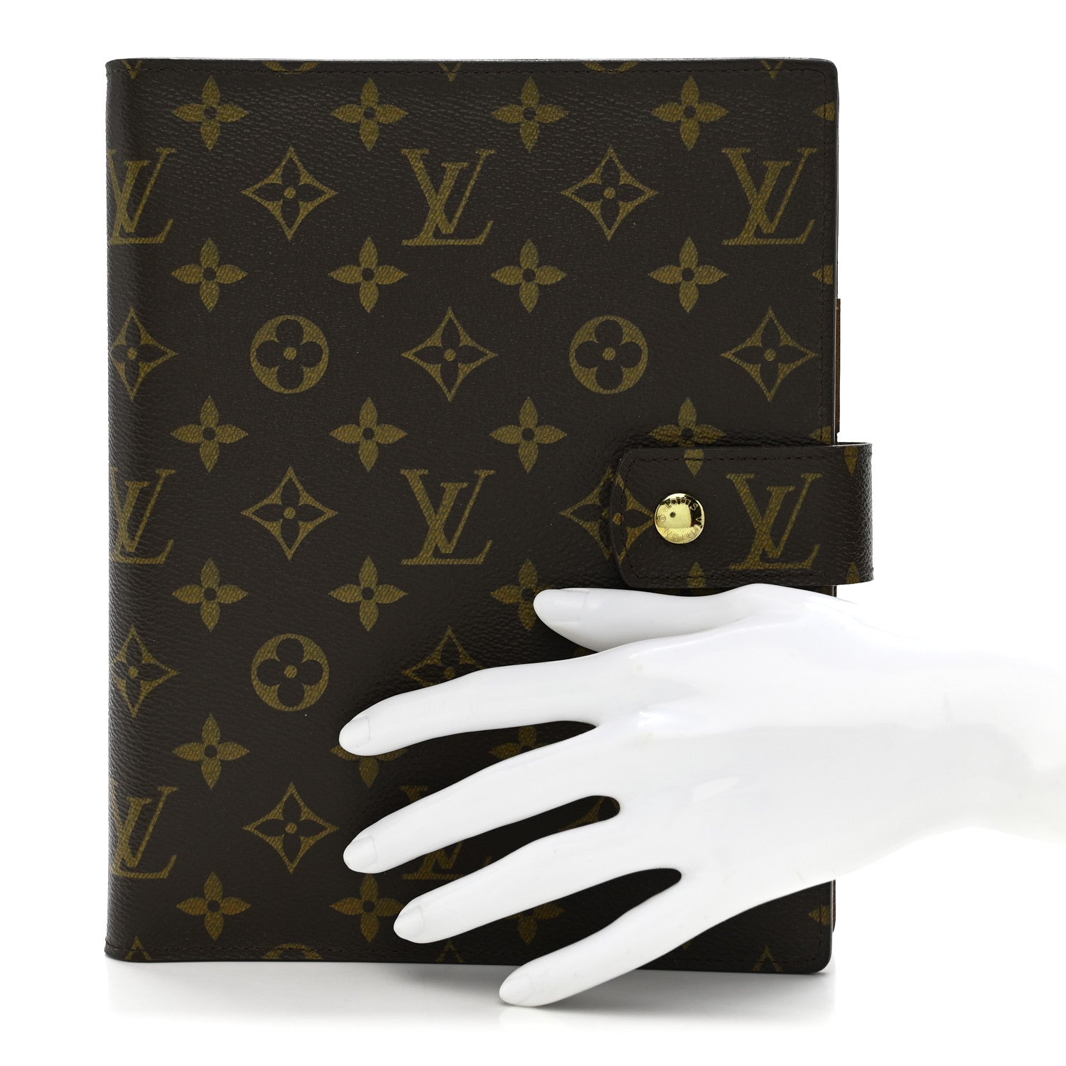 Monogram Large Ring Agenda Cover