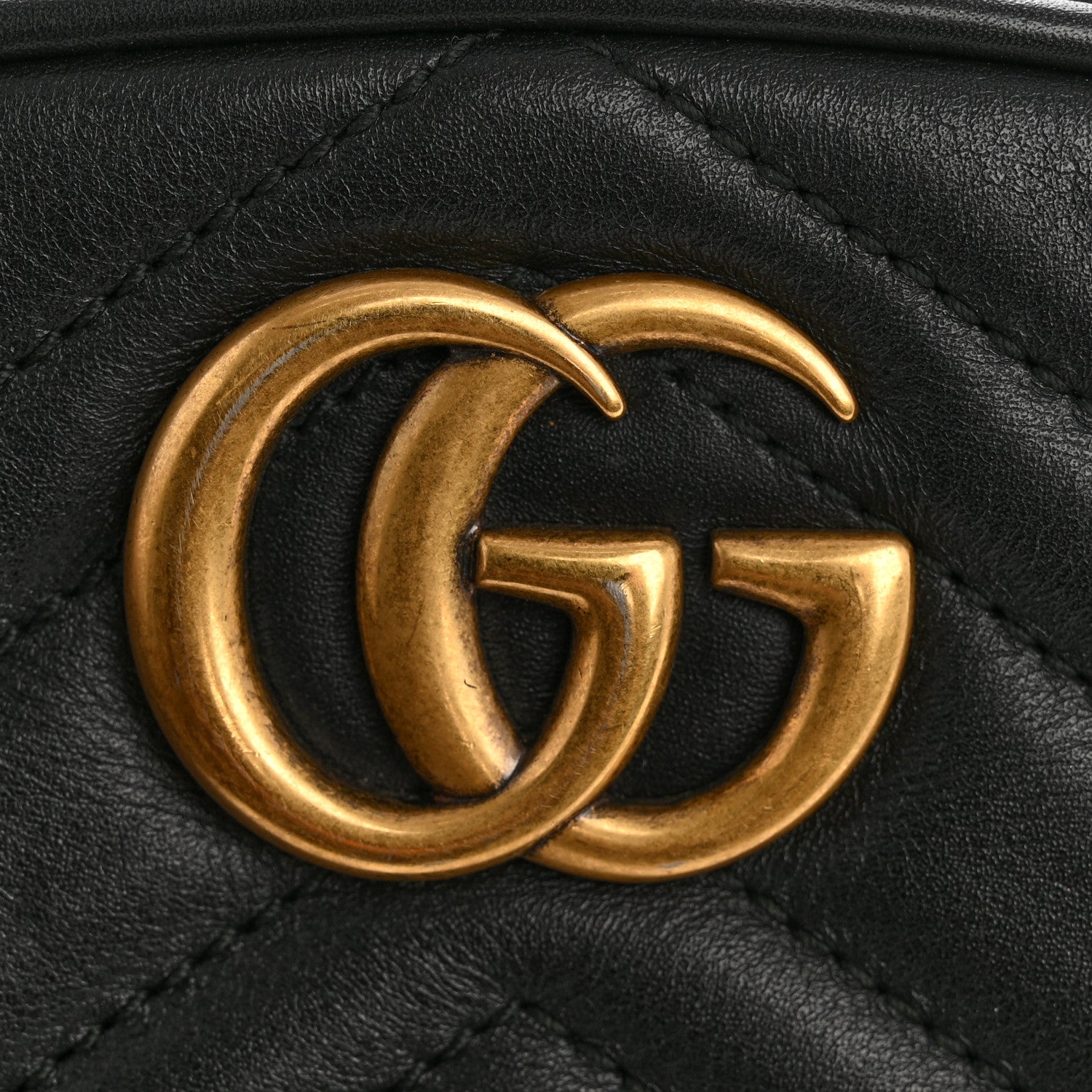 Calfskin Matelasse GG Marmont Belt Bag 105 42 Black