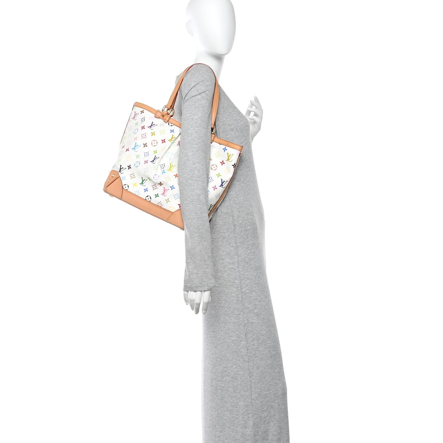 Monogram Multicolor Sharleen MM White