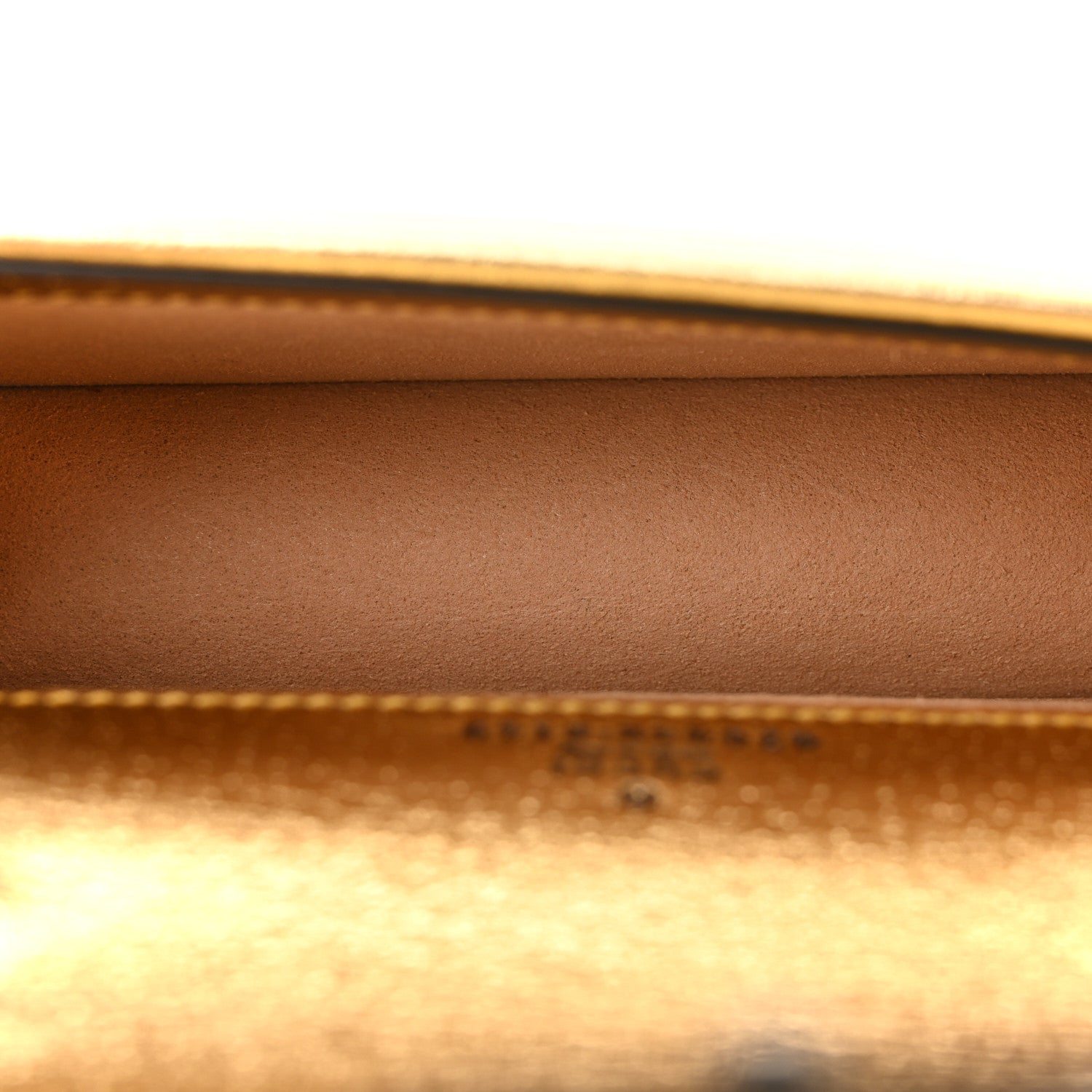 Metallic Calfskin Super Mini Dionysus Shoulder Bag Gold