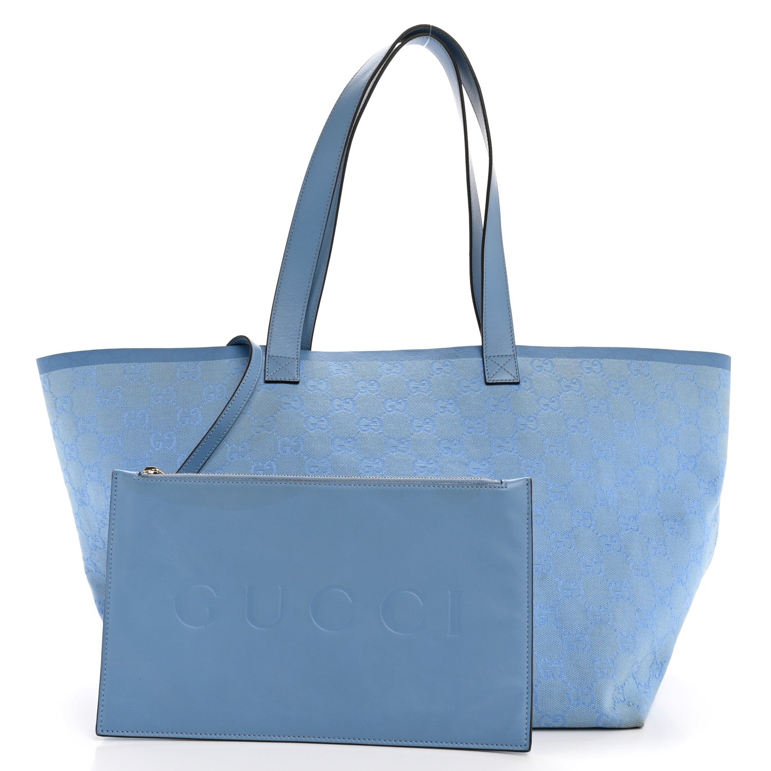 GG Monogram Medium Totissima Shopping Tote Blue