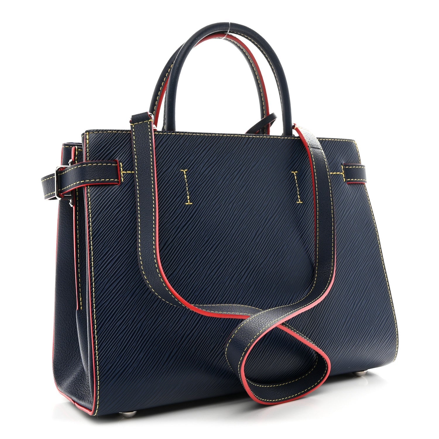Epi Twist Tote Indigo