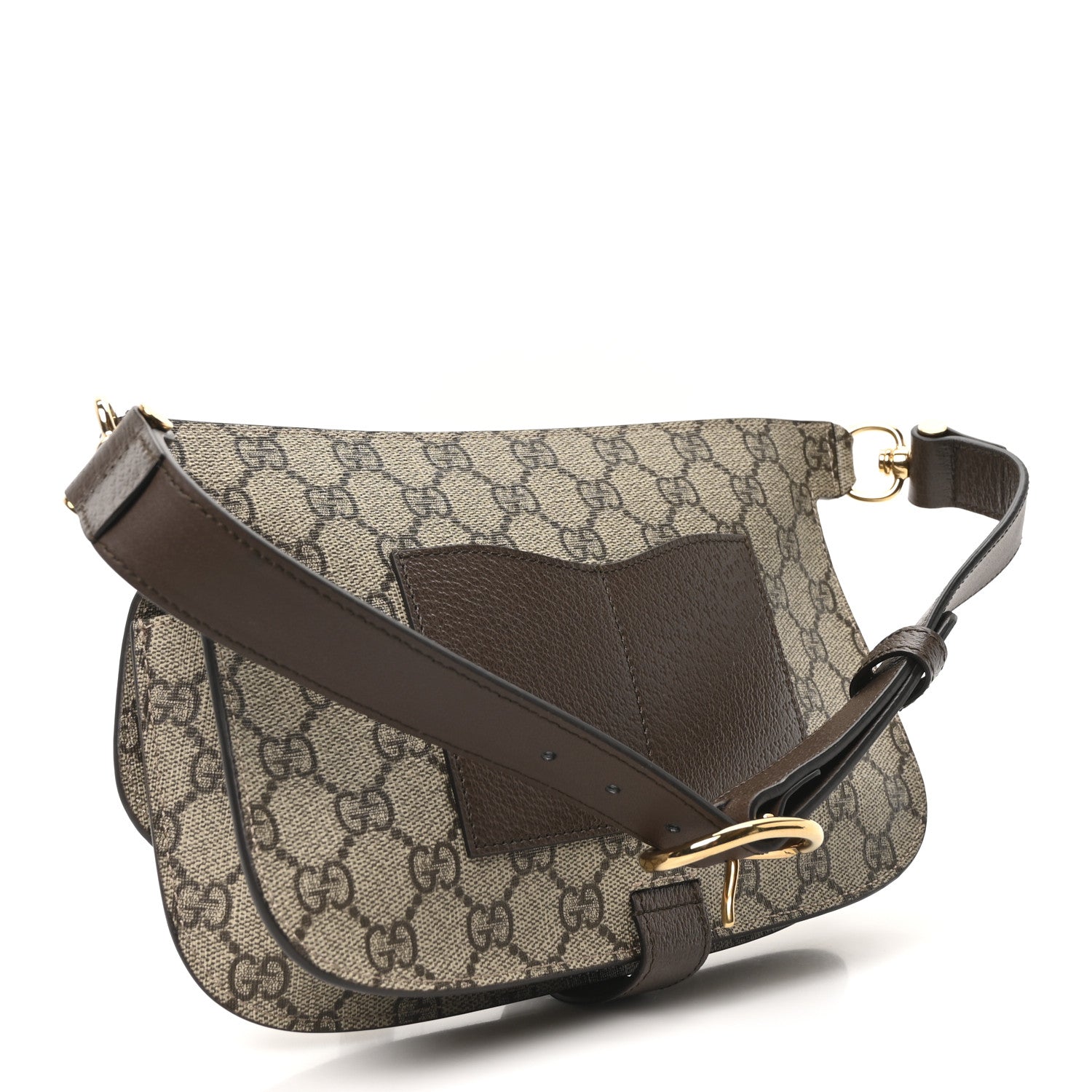 GG Supreme Monogram Textured Dollar Calfskin Blondie Belt Bag Beige Ebony New Acero