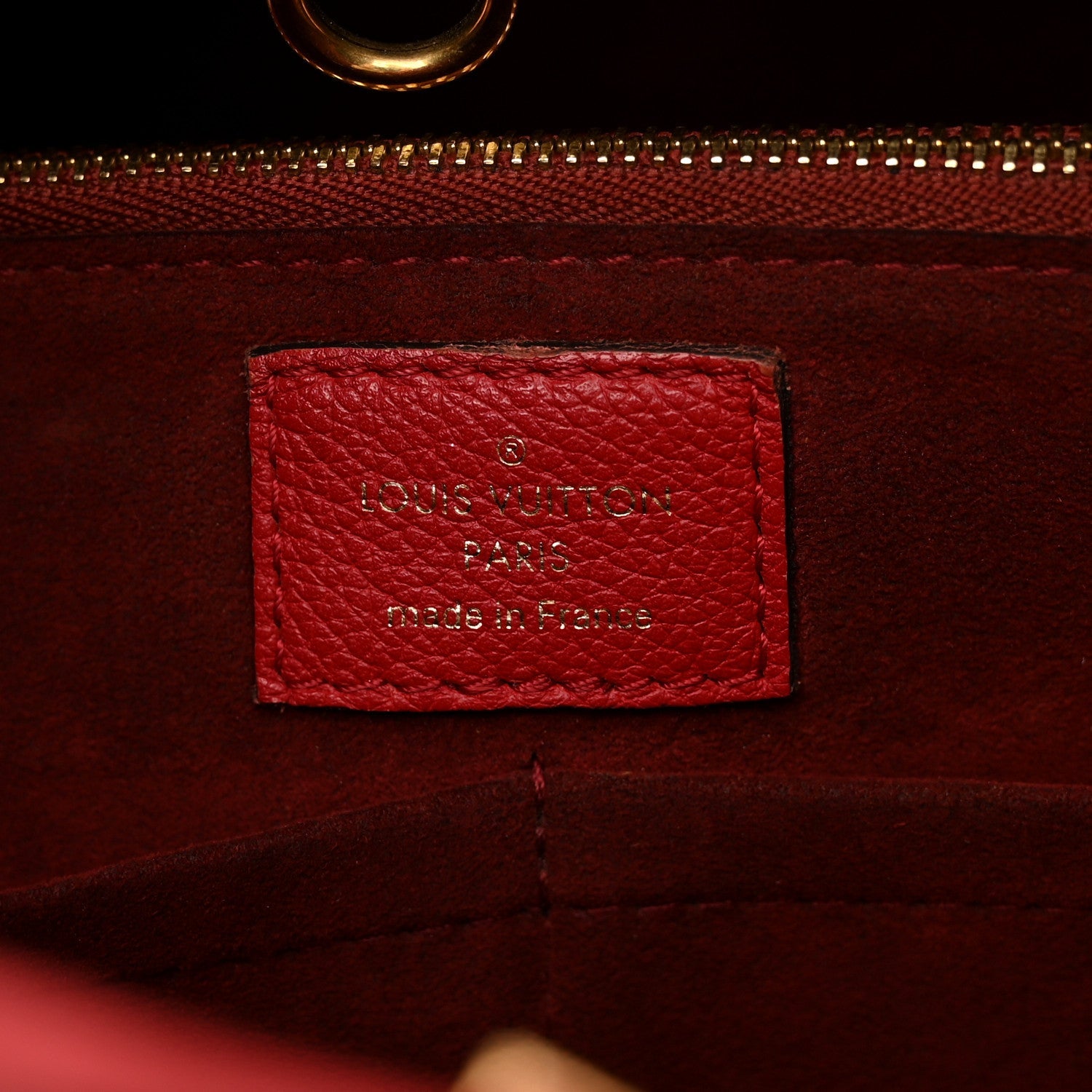 Calfskin Monogram Kimono Tote Cherry