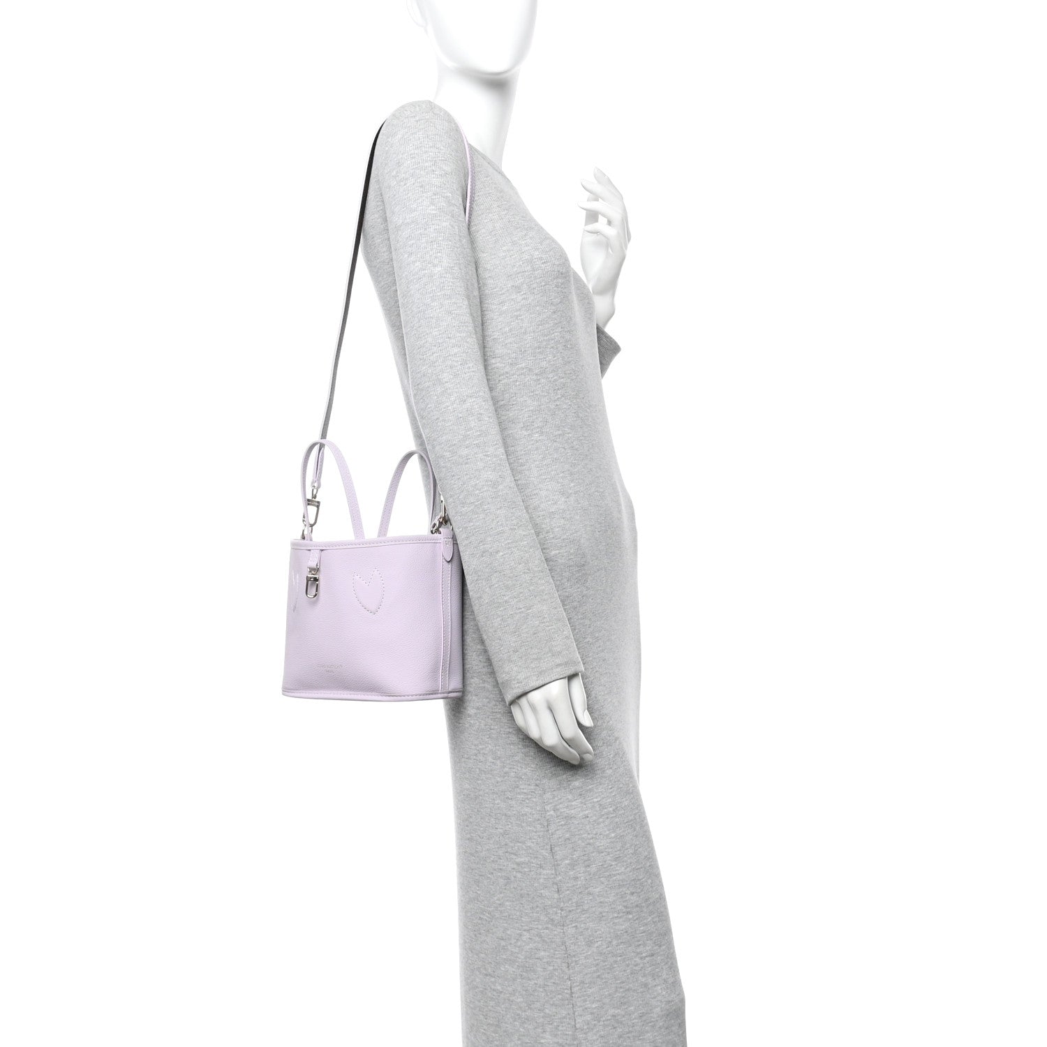Monogram Neverfull Inside Out Bandouliere BB Misty Lilac