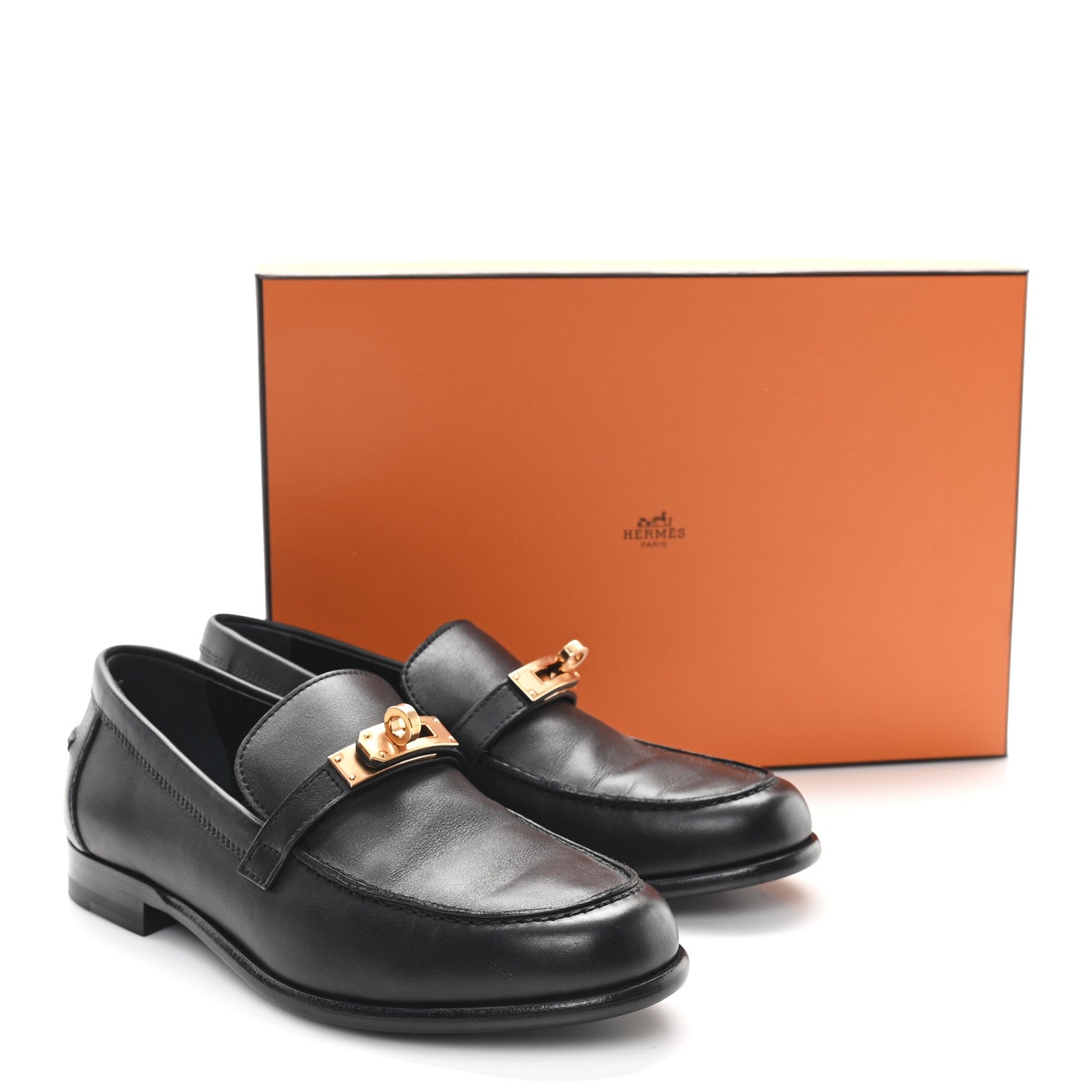 Calfskin Womens Destin Loafers 36 Black