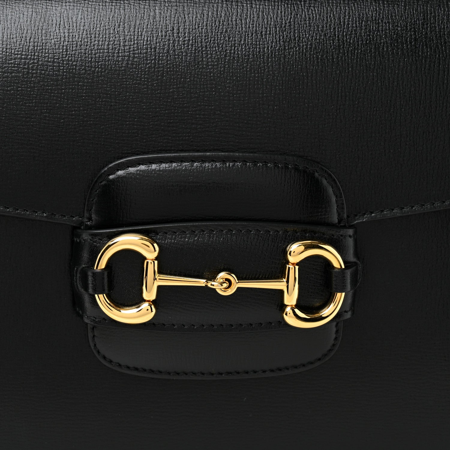 Azalea Calfskin Horsebit 1955 Shoulder Bag Black