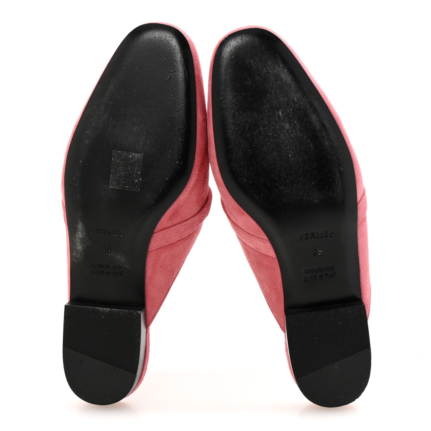 Suede Goatskin Oz Mules 38 Rose De Venise