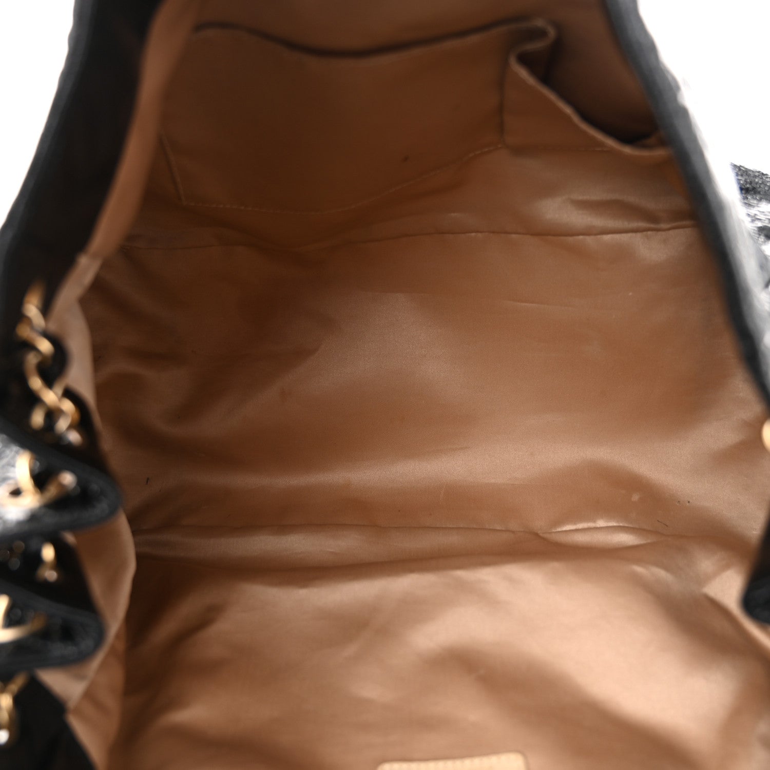 Vinyl XL Rock and Chain Flap Black