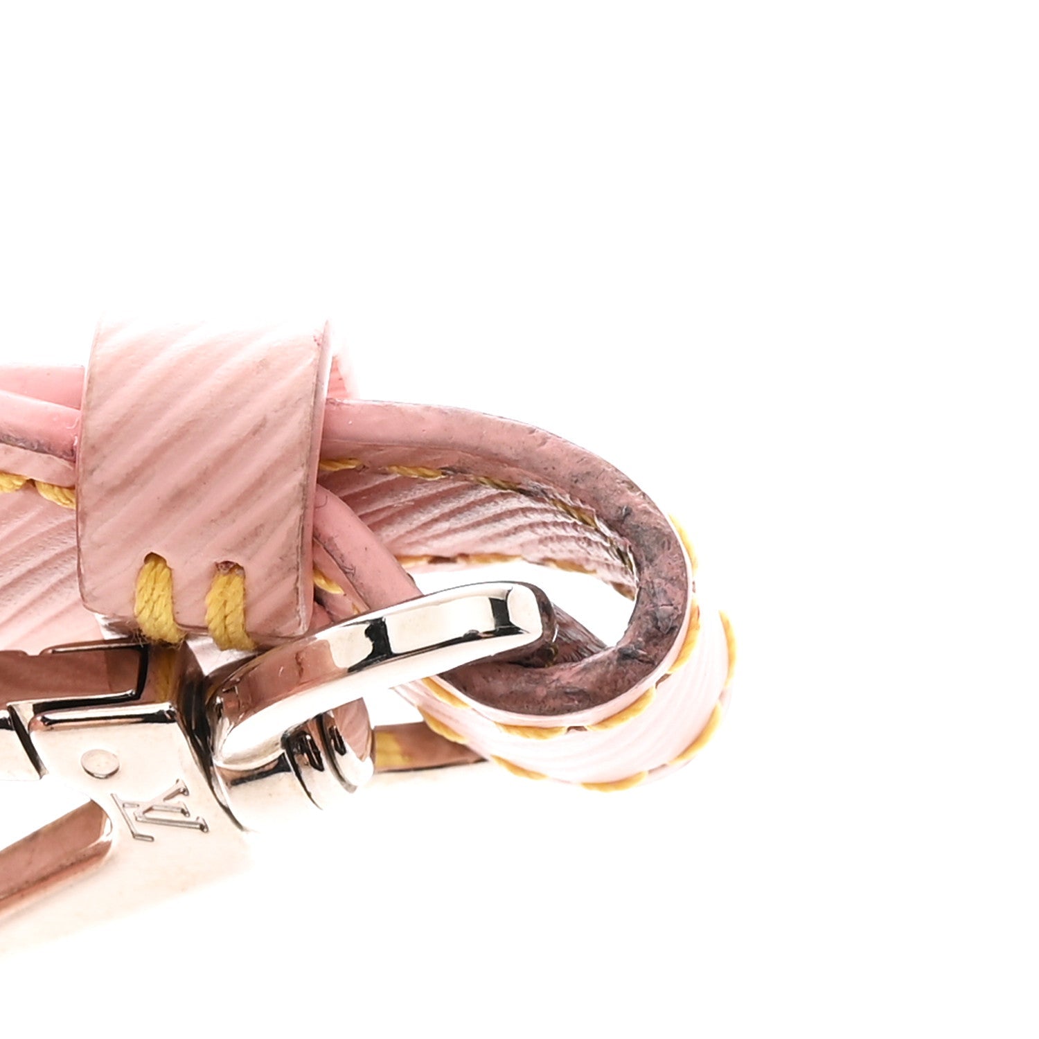 Epi Mechanical Flowers Bandouliere Shoulder Strap Rose Ballerine