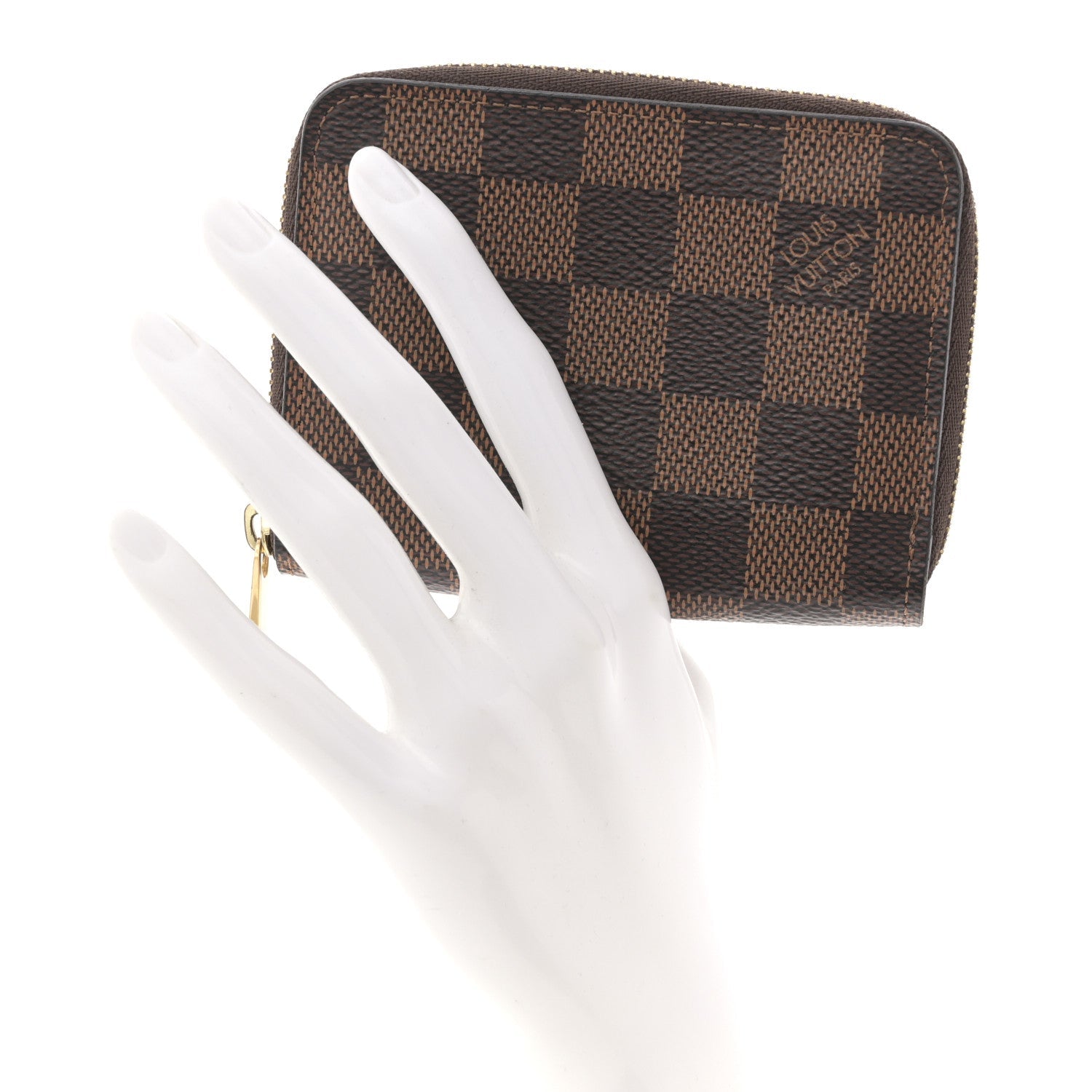 Damier Ebene Zippy Coin Purse