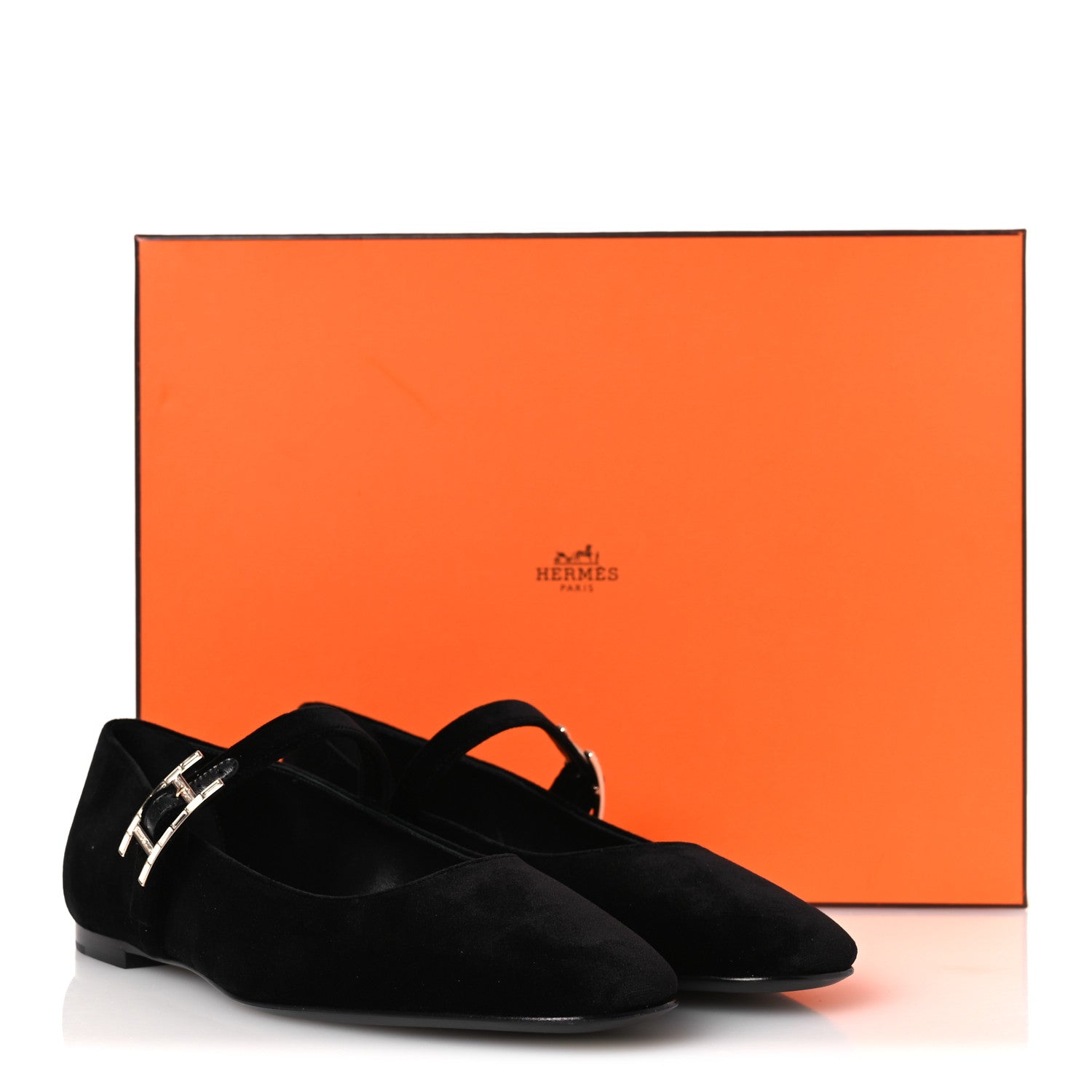 Velvet Crystal Jane Ballet Flats 37 Black