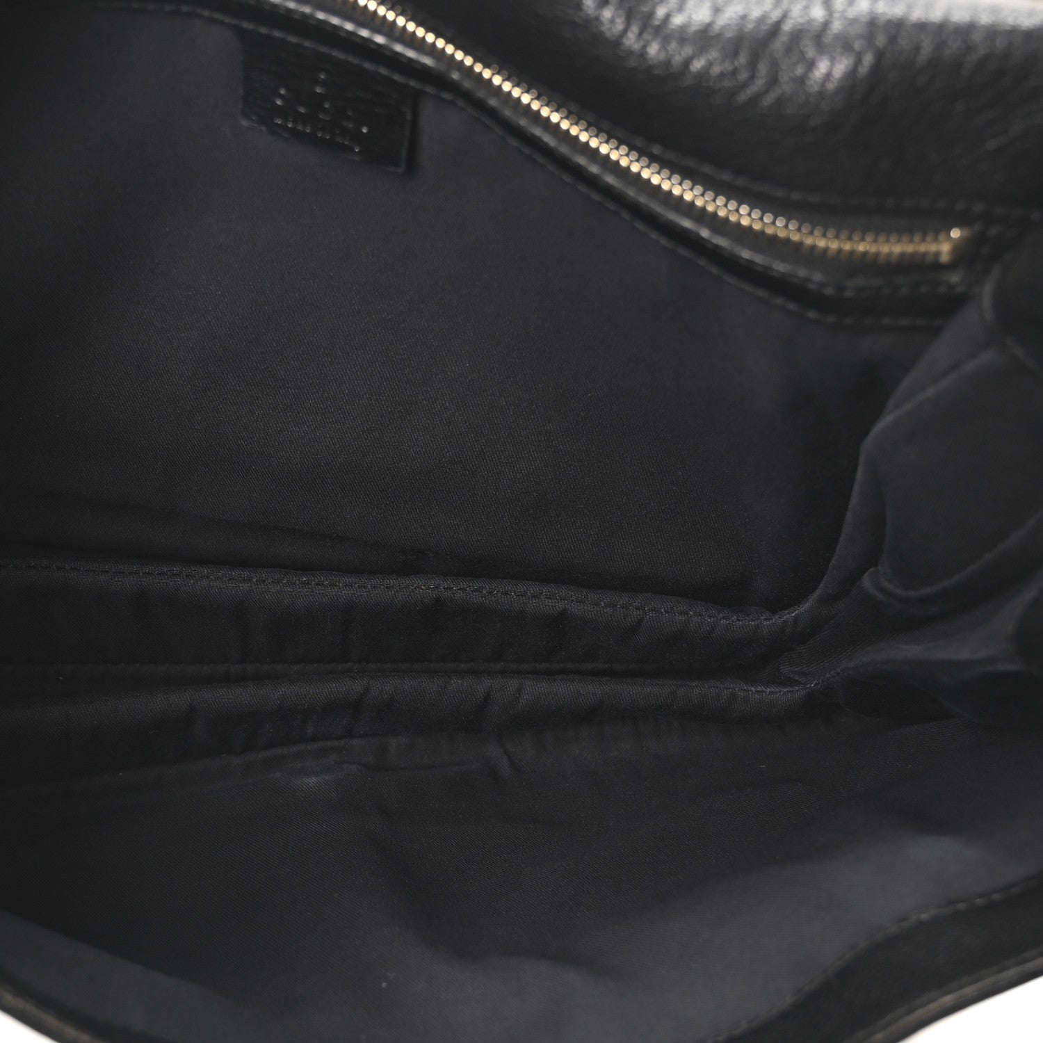 Calfskin Blondie Shoulder Flap Black