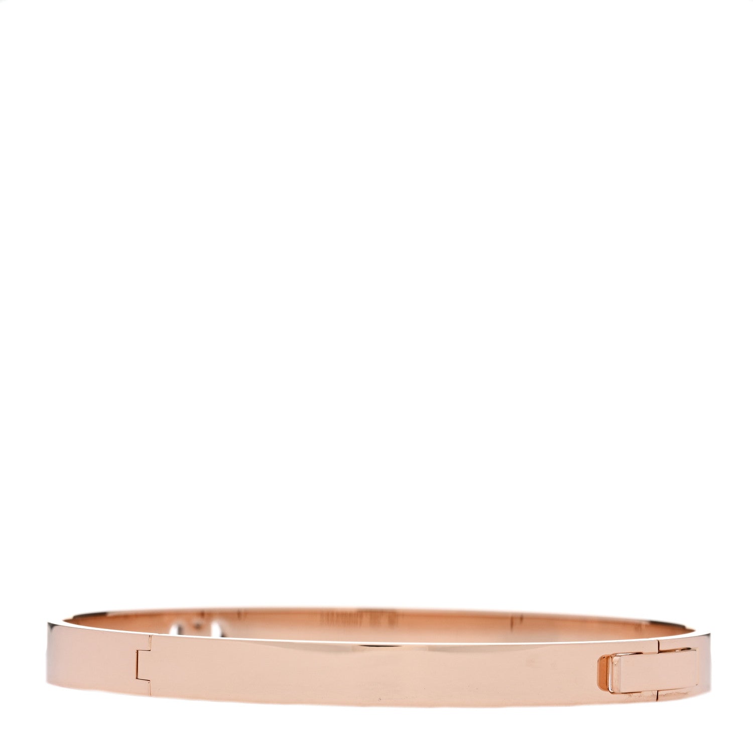 18K Rose Gold Diamond PM H D'Ancre Bracelet ST