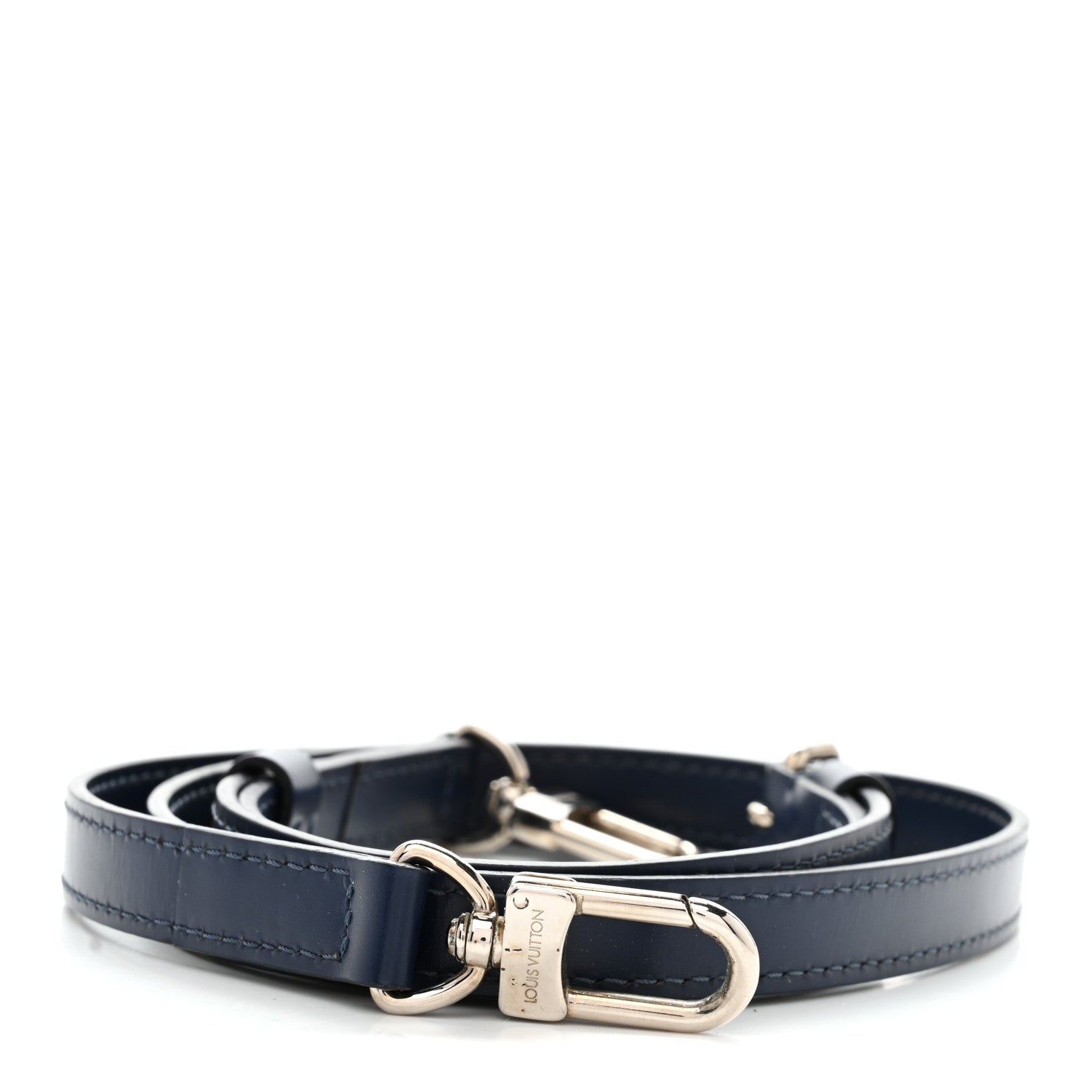 Calfskin Adjustable Keepall Bandouliere Shoulder Strap Blue