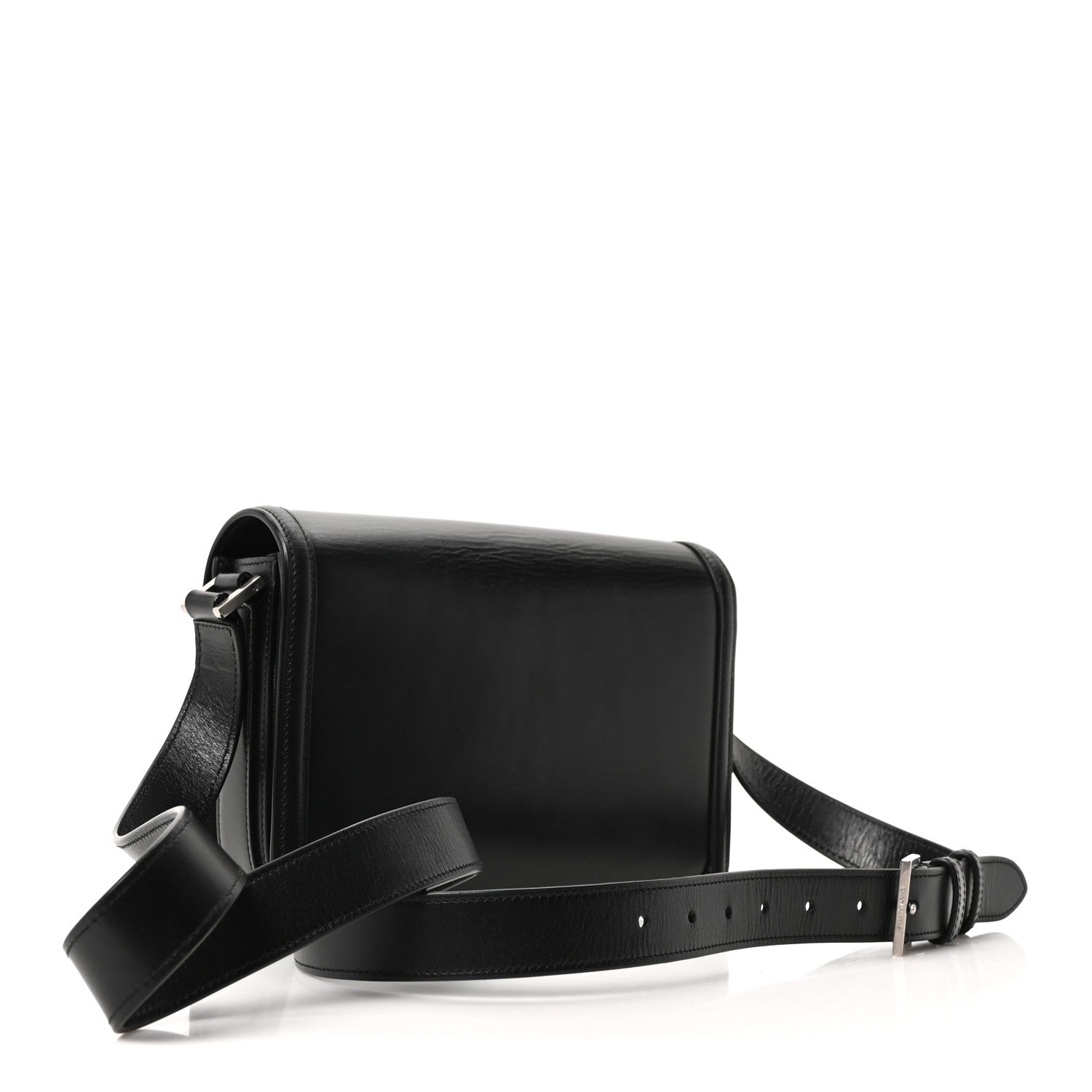 Box Calfskin Monogram Medium Solferino Satchel Black