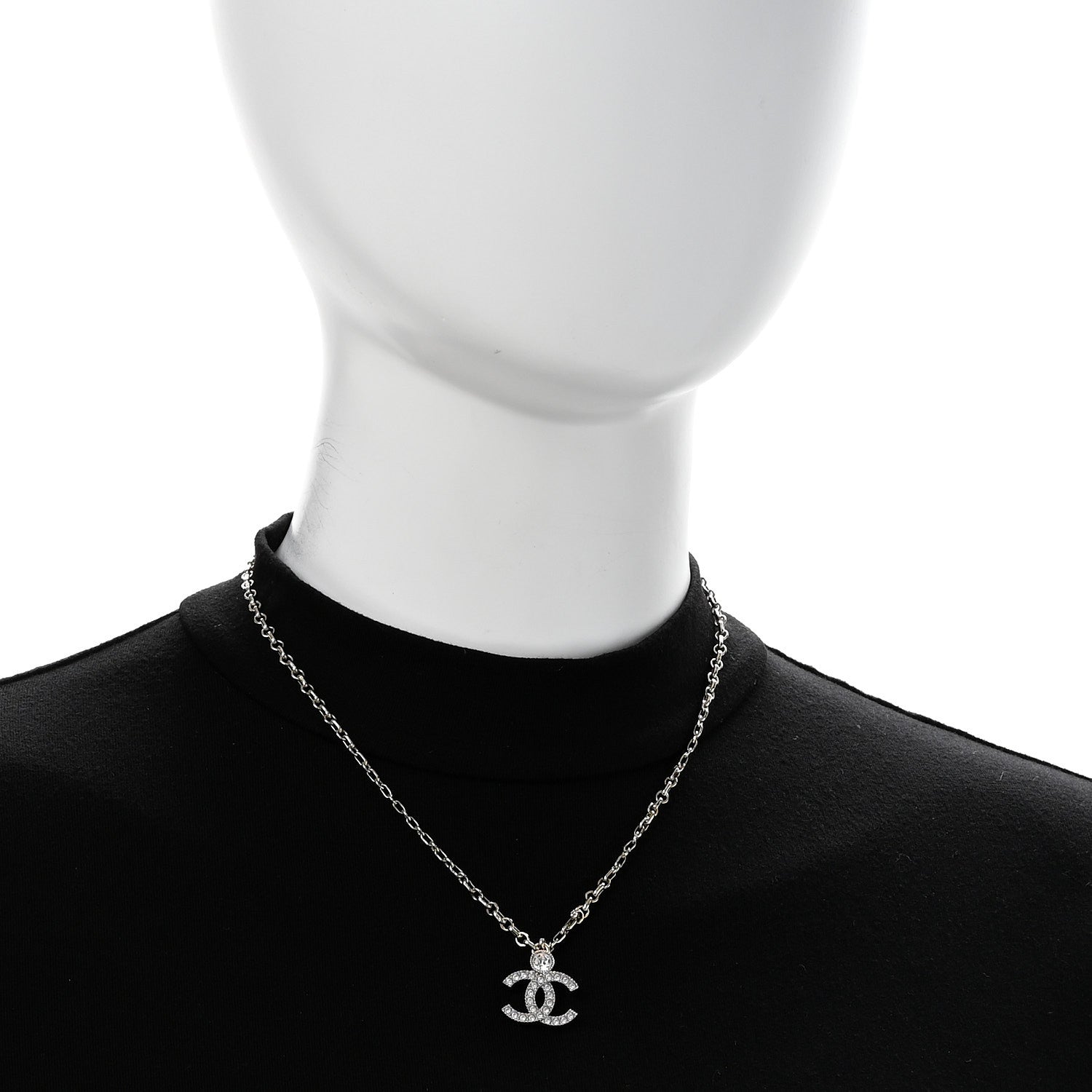 Crystal CC Necklace Gold Silver