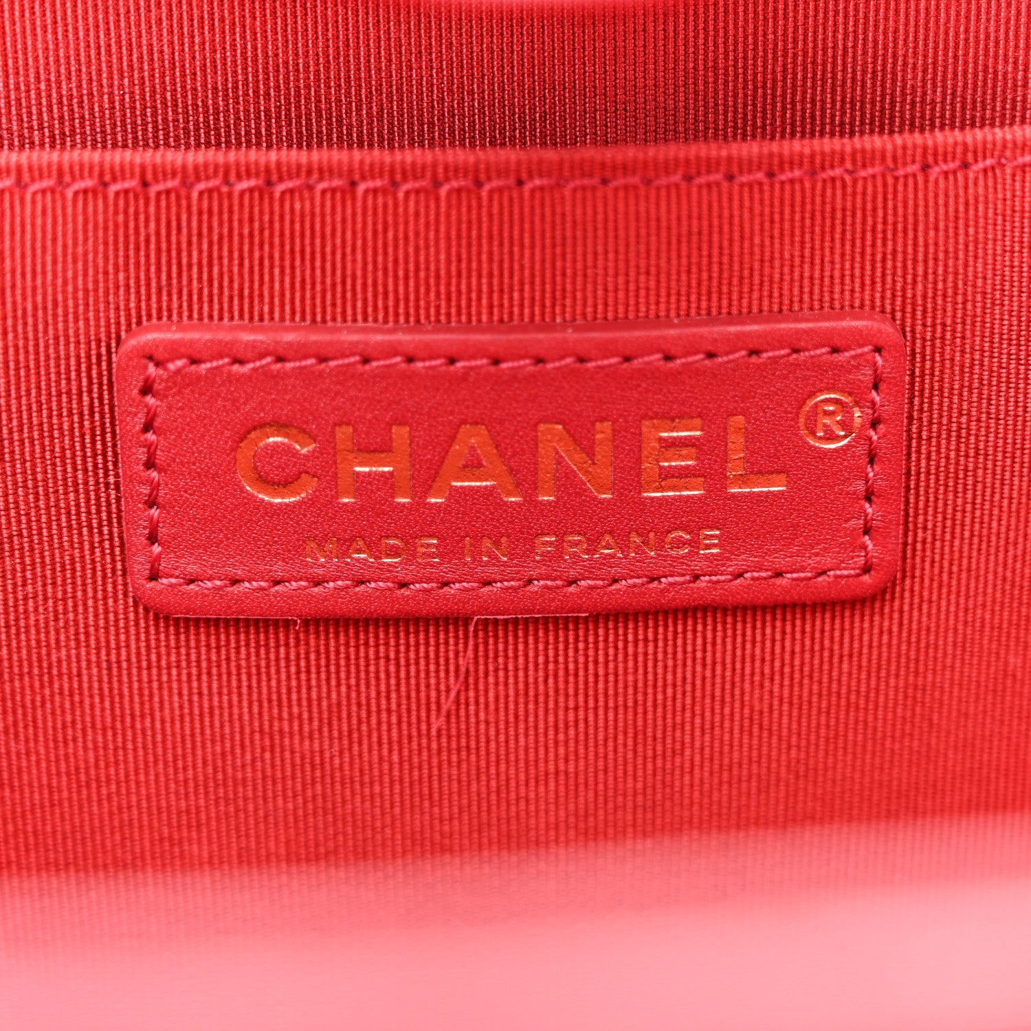 Calfskin Quilted CC Chain Accordion Tote Red