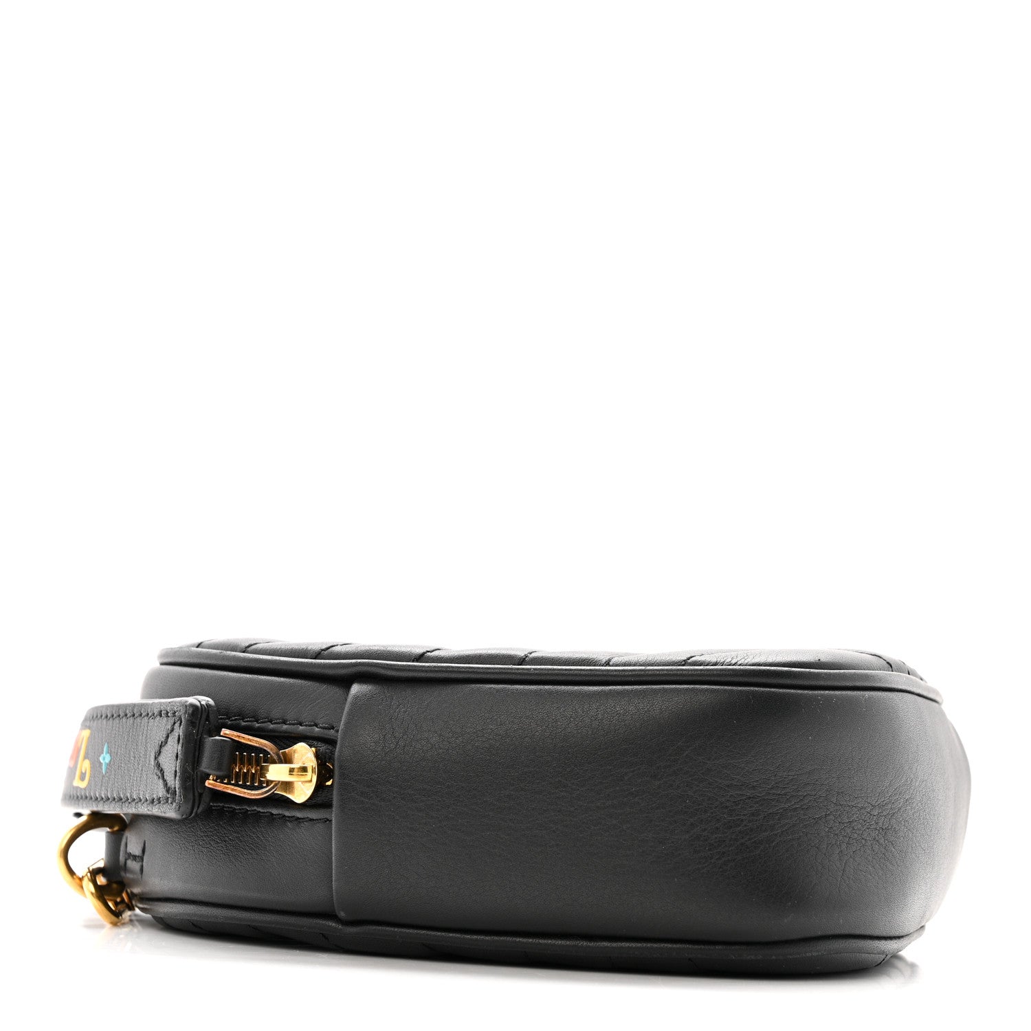 Calfskin New Wave Heart Bag Black