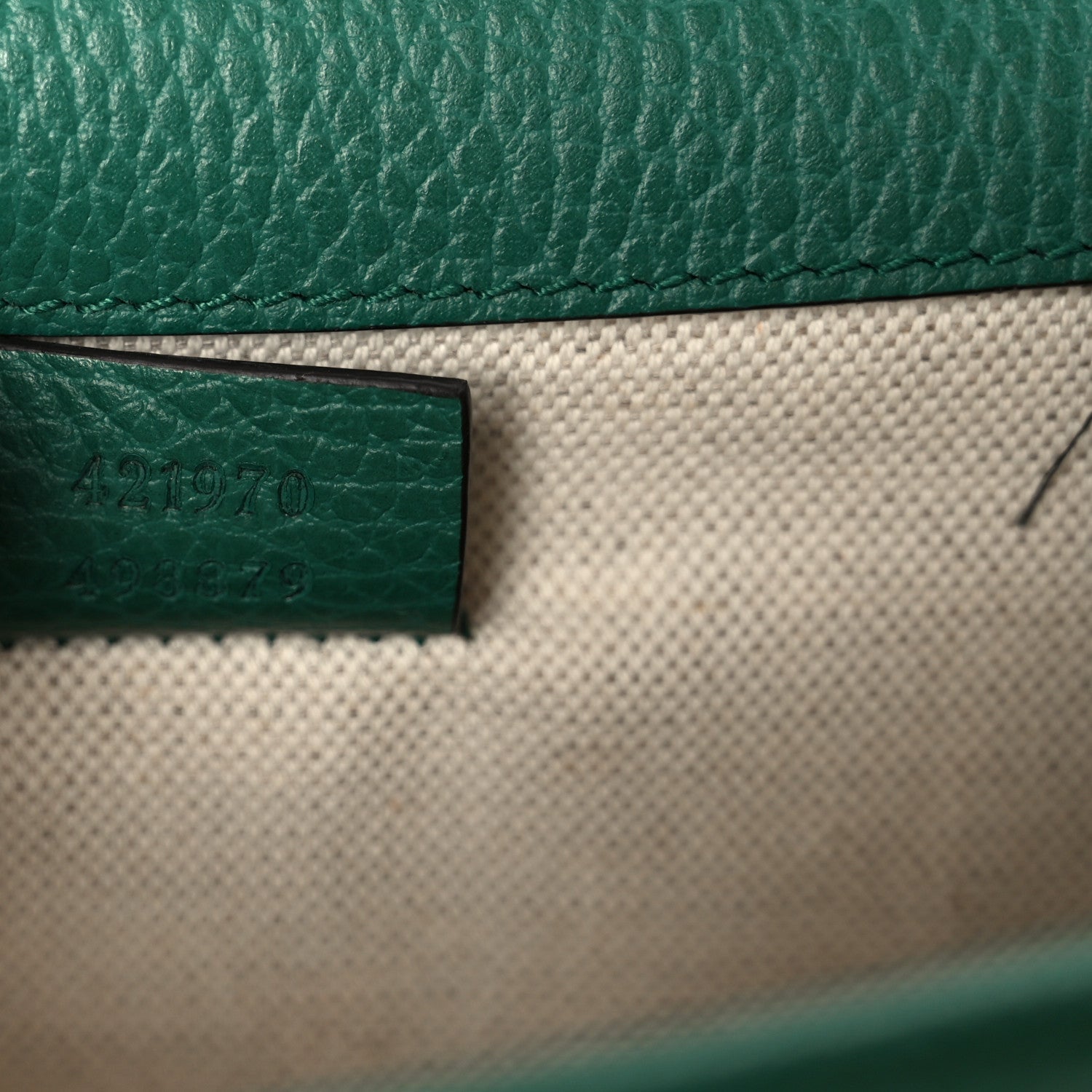 Calfskin Mini Dionysus Shoulder Bag Emerald