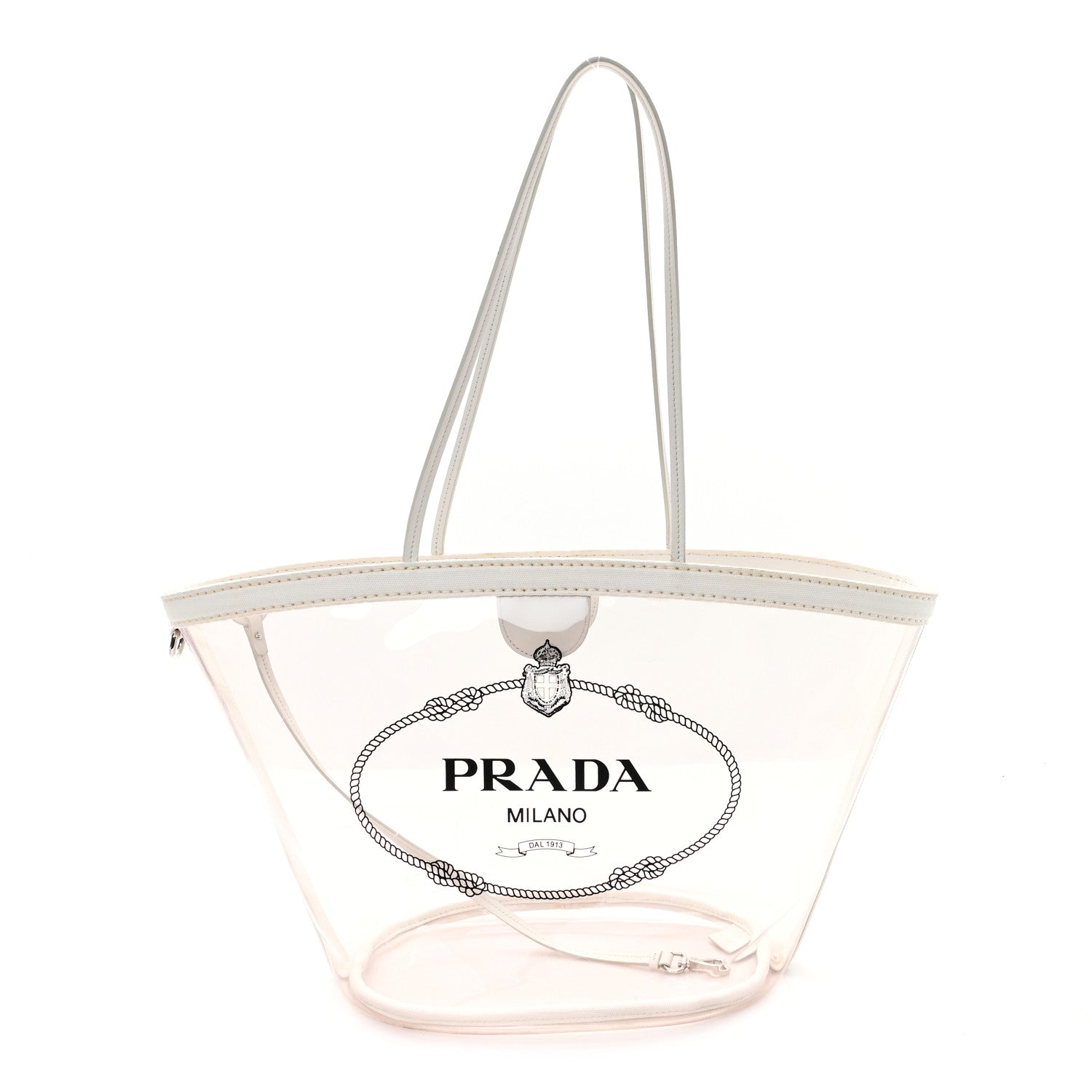 PVC Canapa Tote White