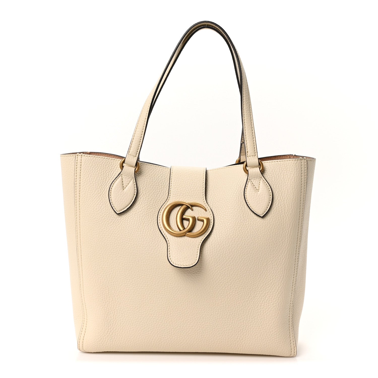 New Sakai Calfskin Lux Small Dahlia Tote Mystic White